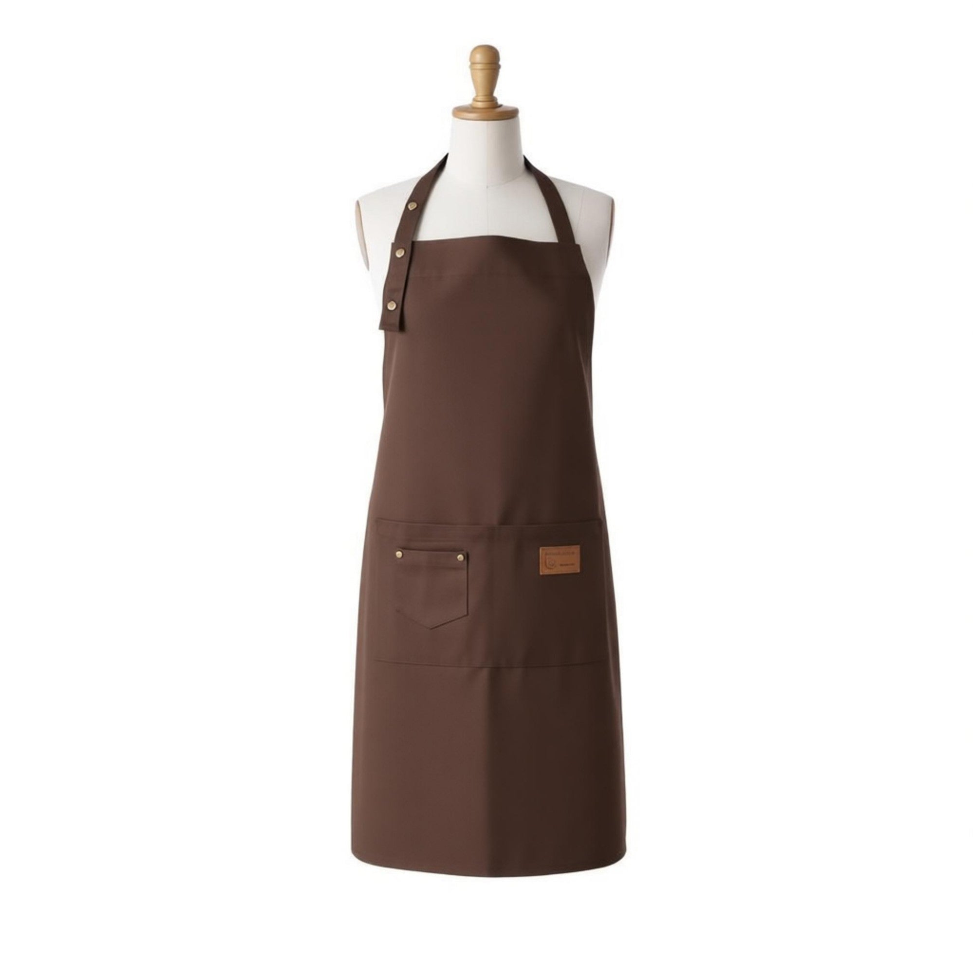 Anna-Kaci Kitchen Apron Cotton Blend Adjustable Neck Apron with Pocket for Cooking Baking Crafting