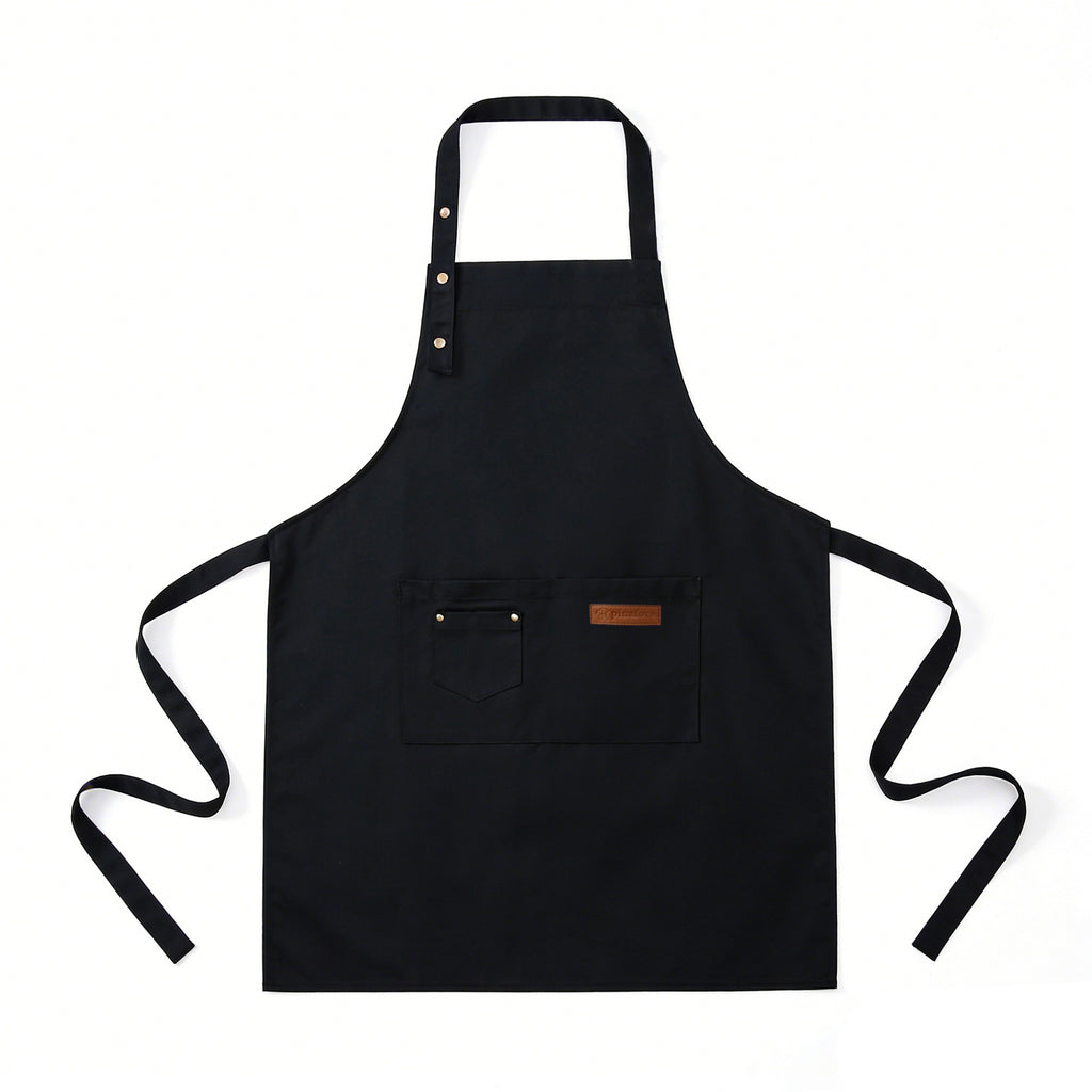 Anna-Kaci Kitchen Apron Adjustable Neck Apron with Pocket for Cooking Baking Crafting
