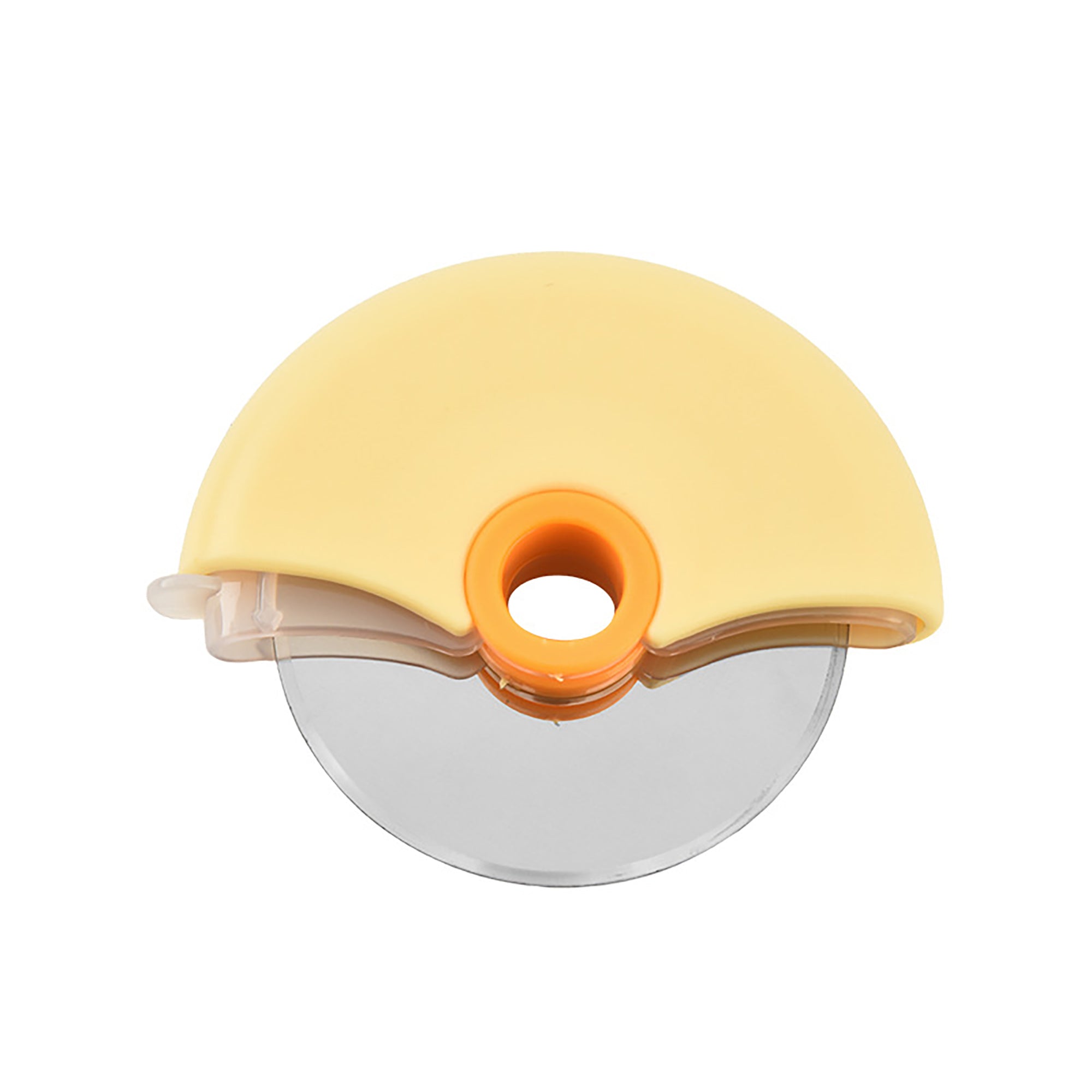 Anna-Kaci Pizza Cutter Wheel with Protective Cover Compact Handheld Rolling Blade Kitchen Cutting Tool