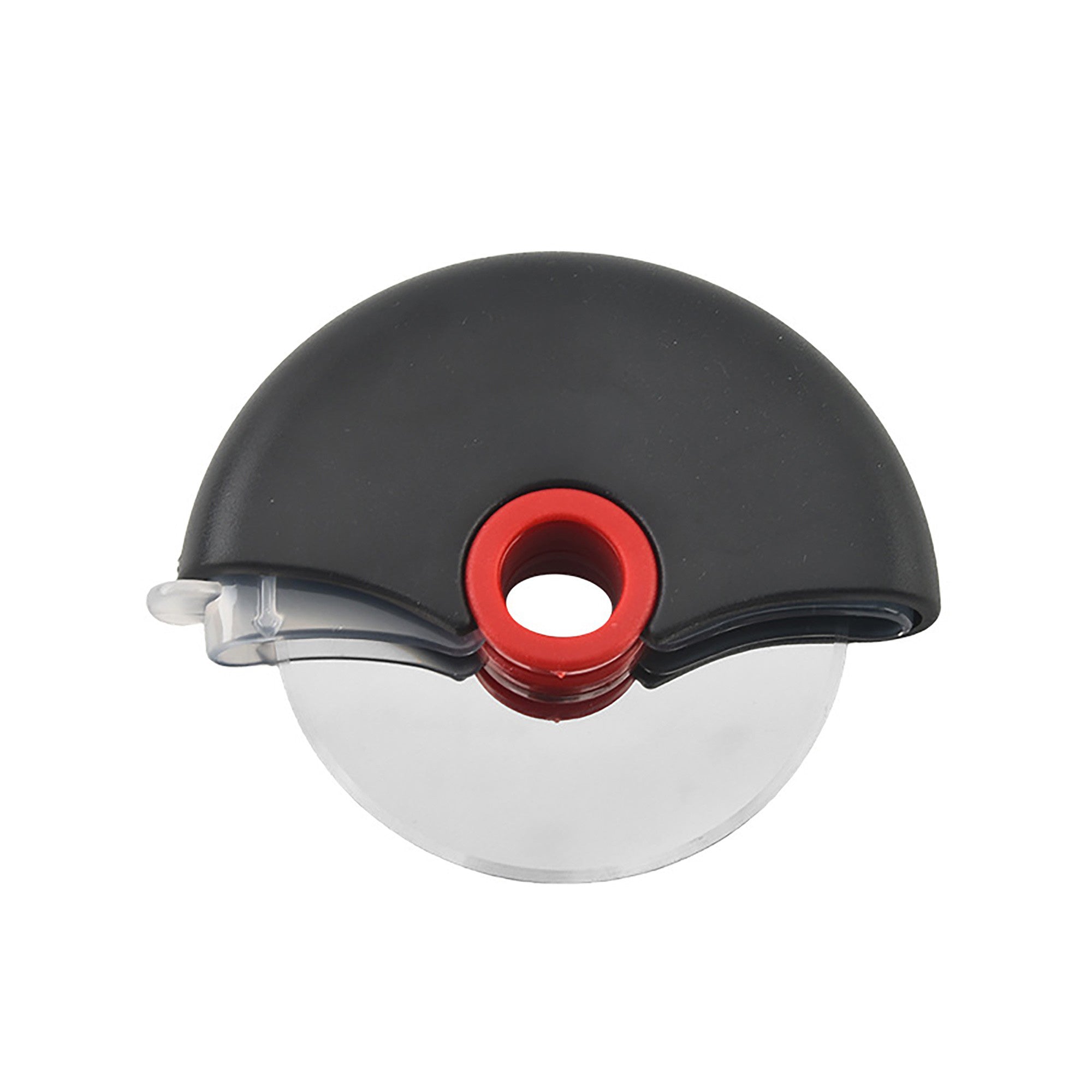 Anna-Kaci Pizza Cutter Wheel with Protective Cover Compact Handheld Rolling Blade Kitchen Cutting Tool