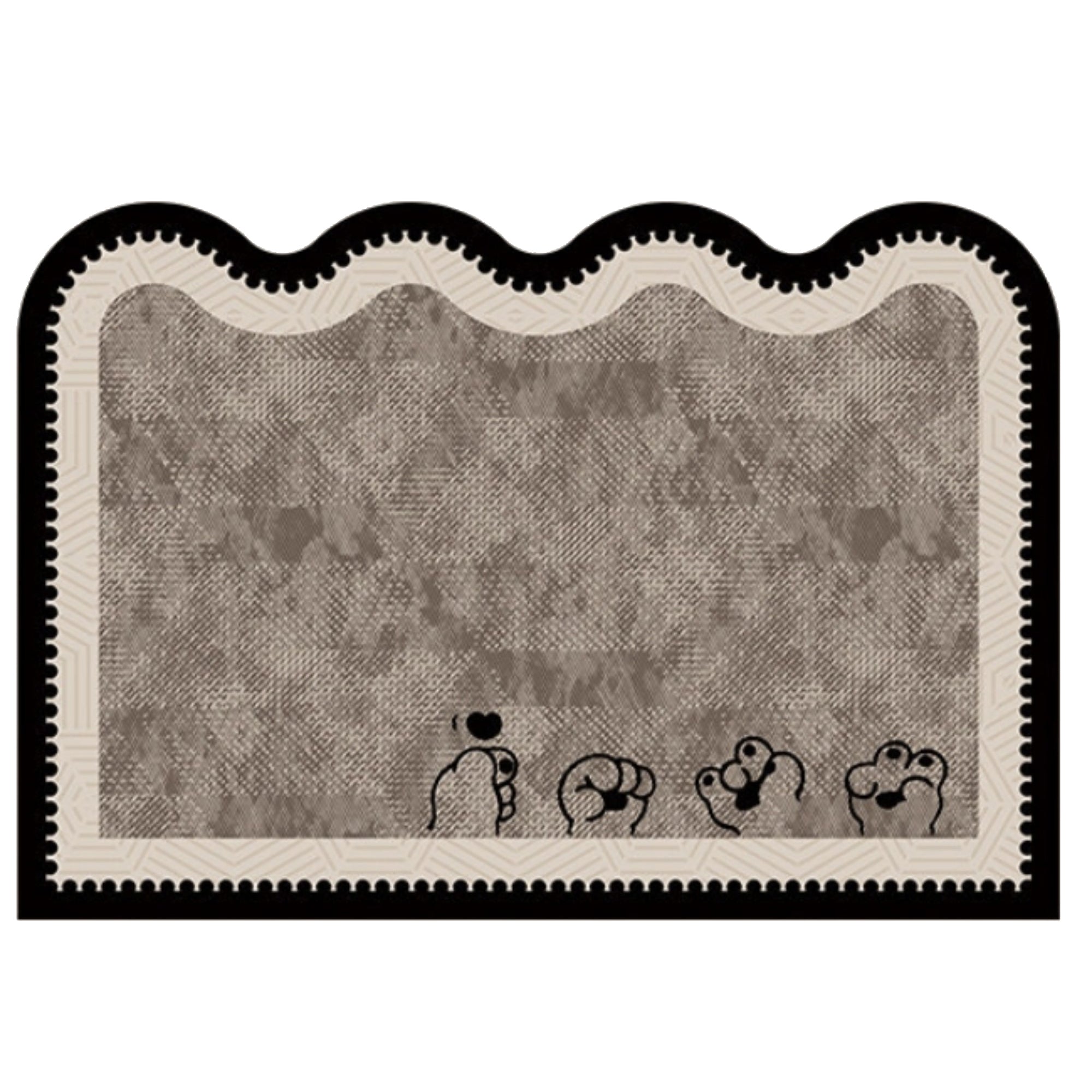 Anna-Kaci Diatomite Bath Mat Soft Suede Surface Quick Dry Absorbent Bathroom Floor Mat