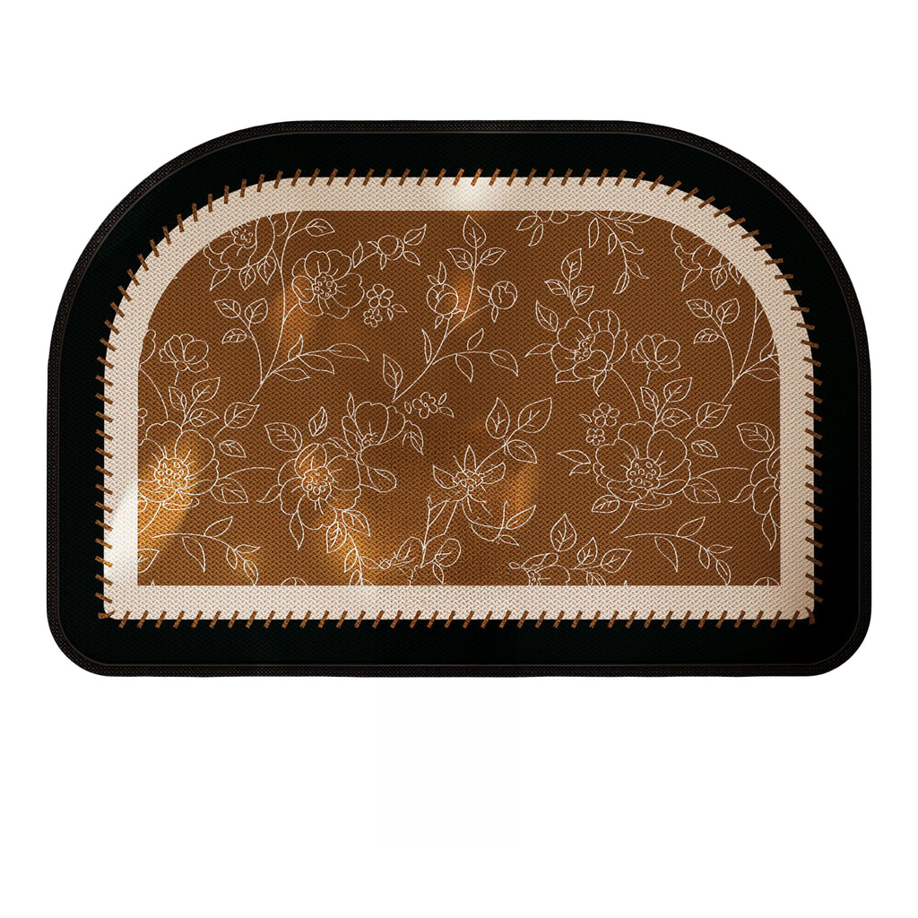 Anna-Kaci Diatomite Bath Mat Soft Suede Surface Quick Dry Minimalist Bathroom Floor Mat