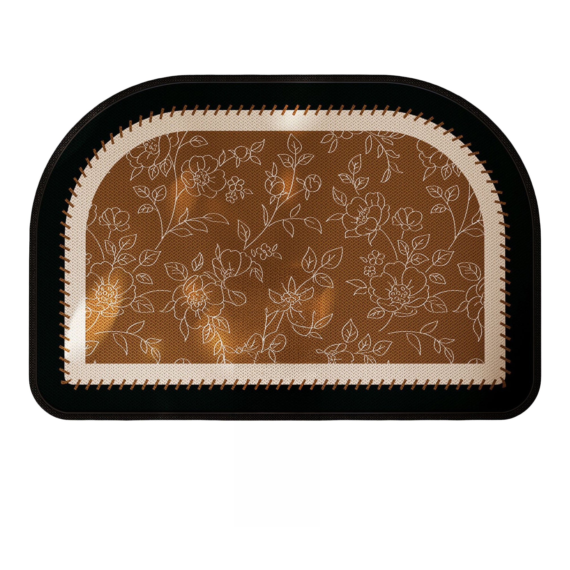 Anna-Kaci Diatomite Bath Mat Soft Suede Surface Quick Dry Minimalist Bathroom Floor Mat