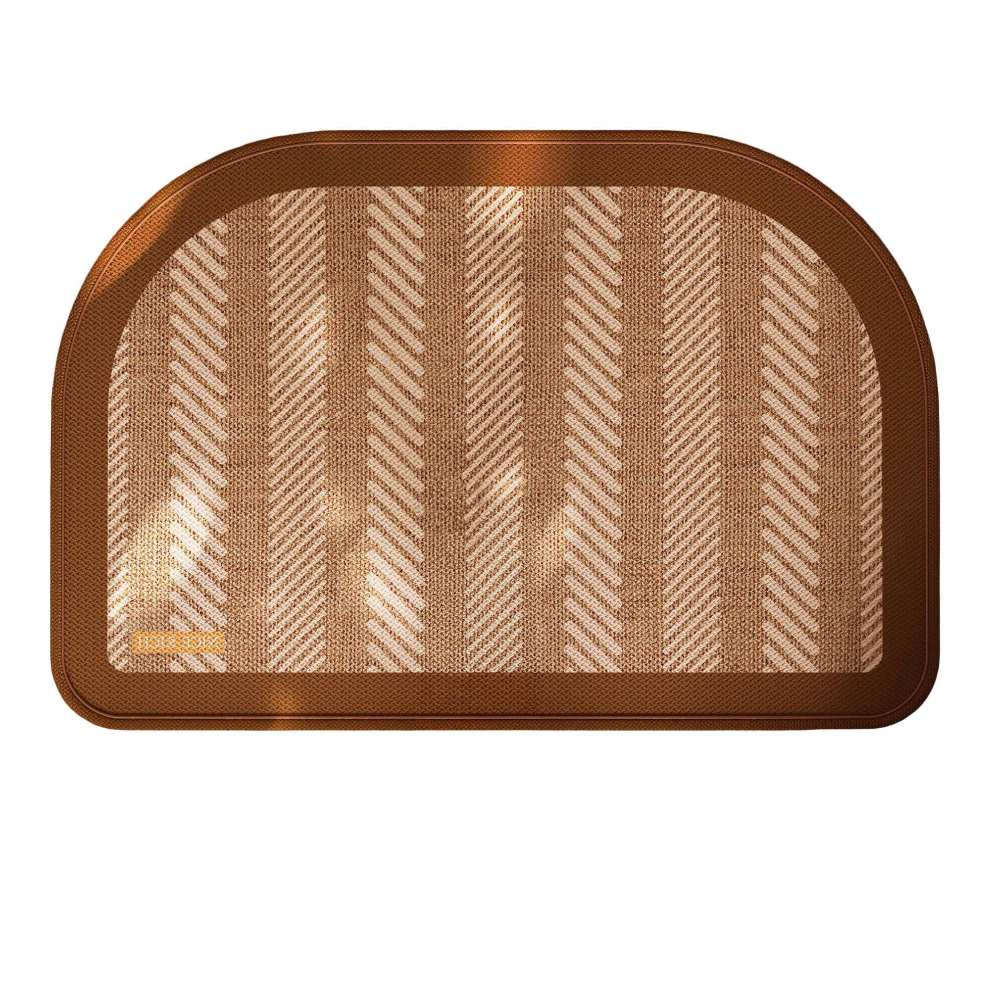 Anna-Kaci Diatomite Bath Mat Soft Suede Surface Quick Dry Minimalist Bathroom Floor Mat