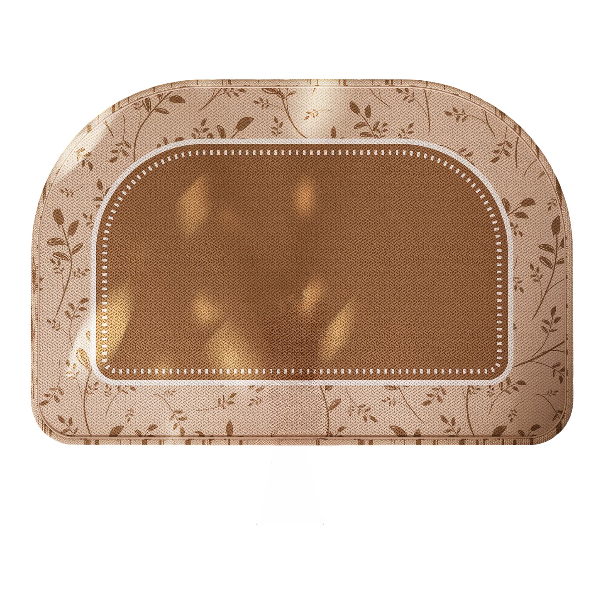 Anna-Kaci Diatomite Bath Mat Soft Suede Surface Quick Dry Minimalist Bathroom Floor Mat