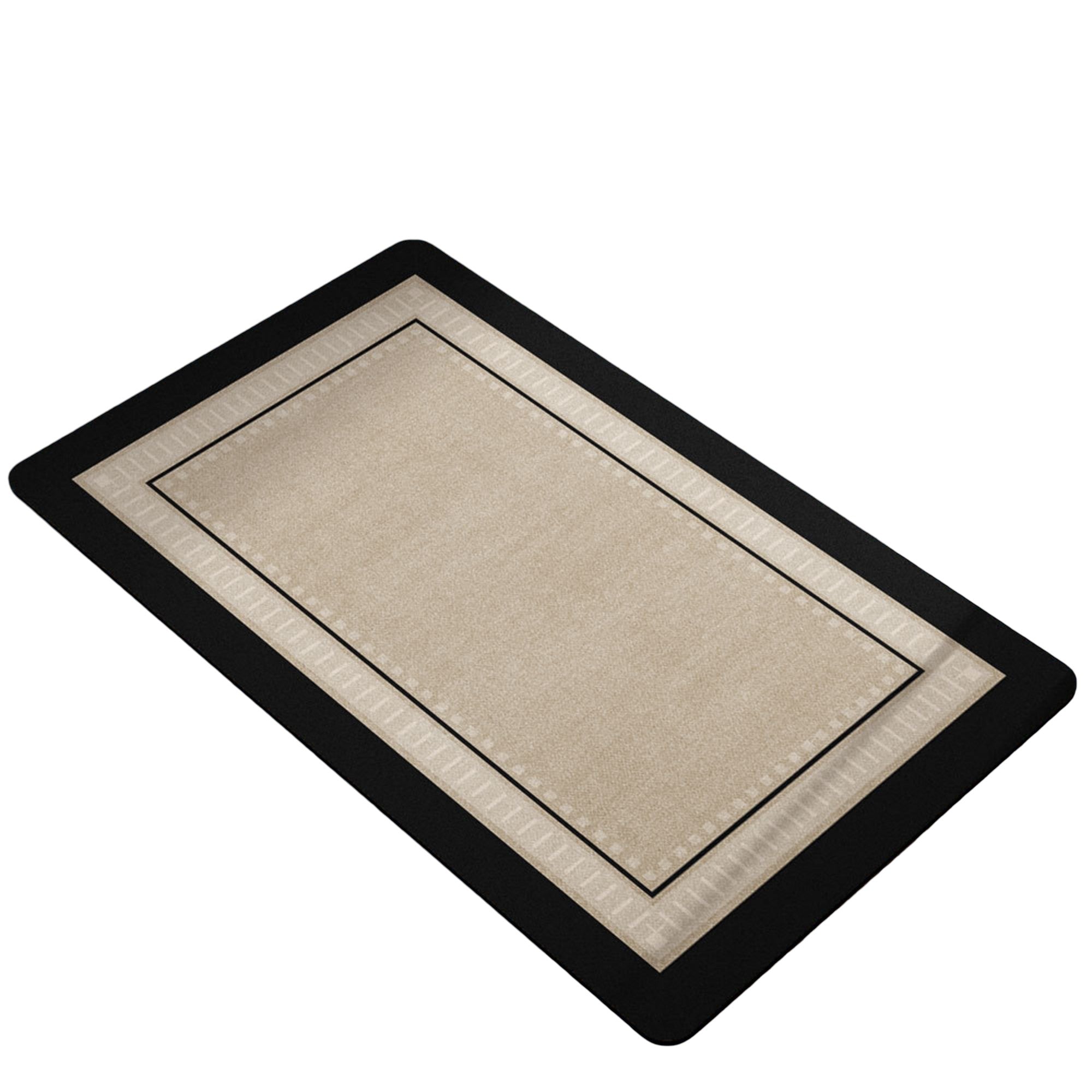 Anna-Kaci Rectangular Diatomite Bath Mat Soft Suede Surface Bathroom Floor Mat