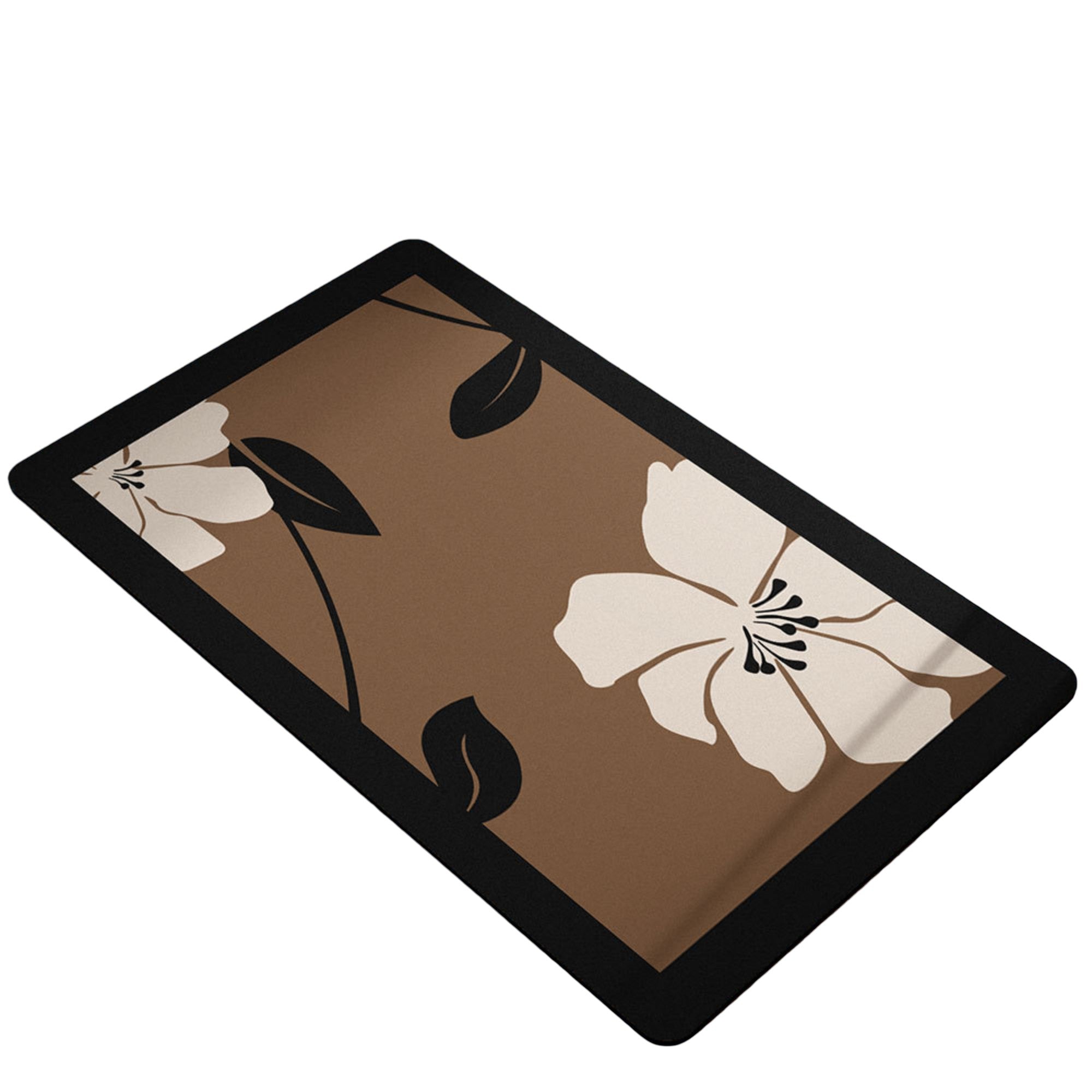 Anna-Kaci Rectangular Diatomite Bath Mat Soft Suede Surface Bathroom Floor Mat