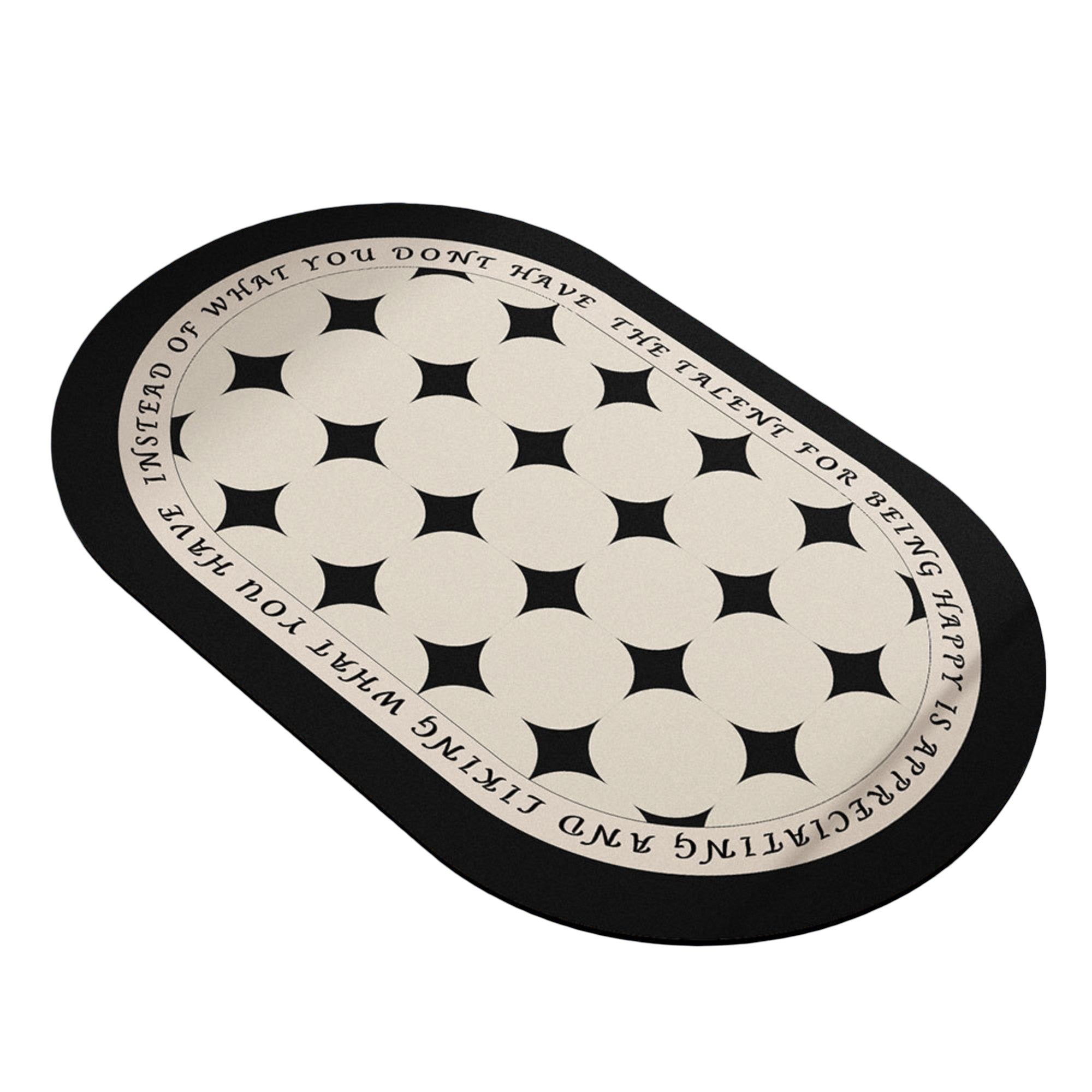 Anna-Kaci Absorbent Bathroom Floor Mat Non Slip Quick Dry Bath Rug Soft Diatom Mud Entryway Mat