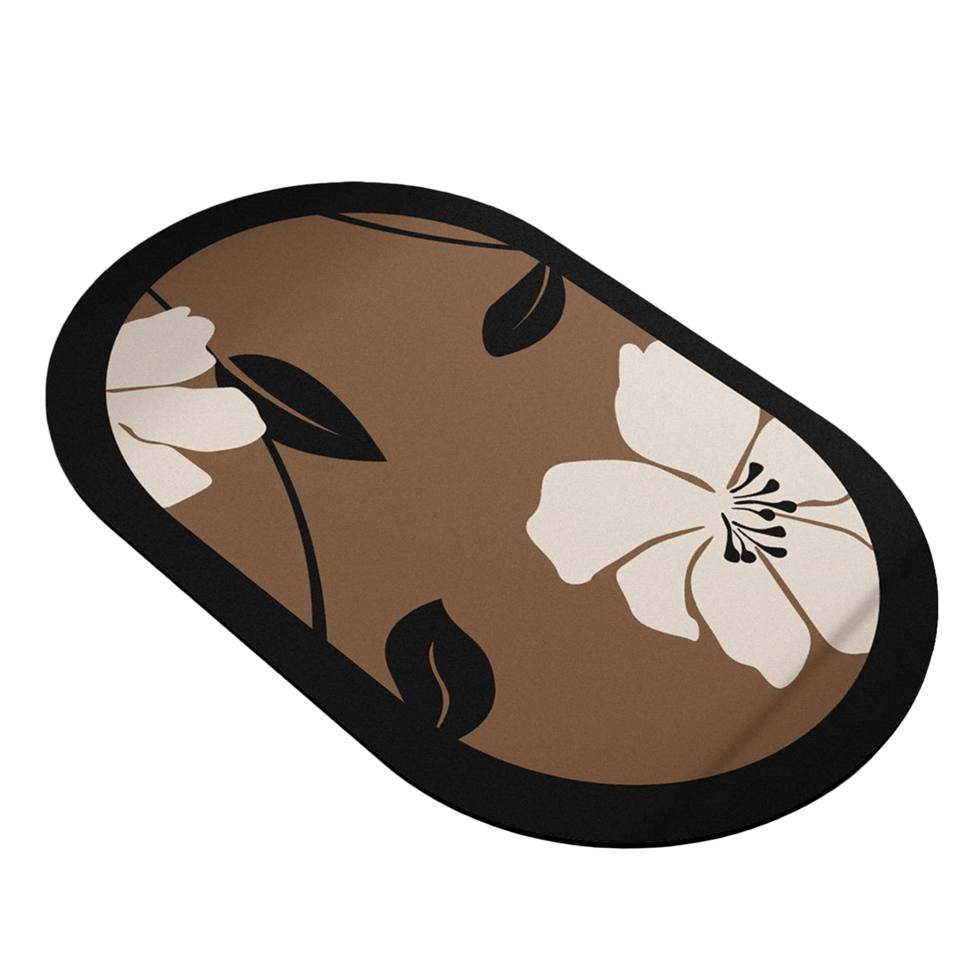 Anna-Kaci Absorbent Bathroom Floor Mat Non Slip Quick Dry Bath Rug Soft Diatom Mud Entryway Mat