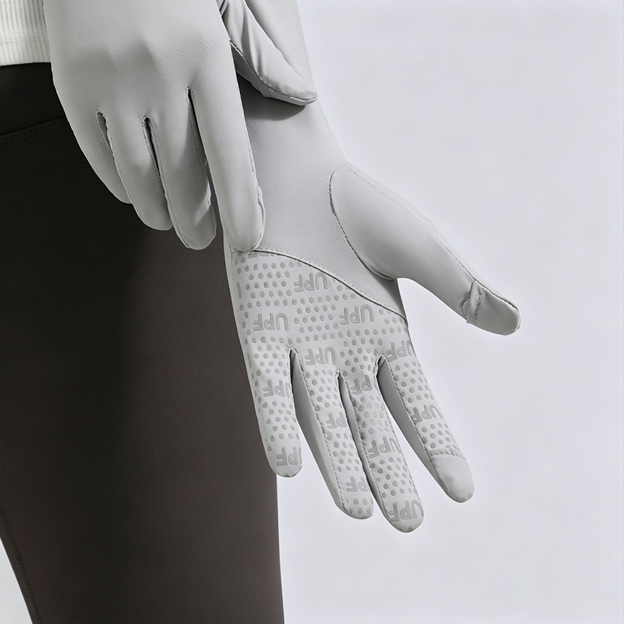 Anna-Kaci Womens Arm Sleeves with Gloves Adjustable Cuff Breathable Cooling Sun Sleeves for Outdoor Use