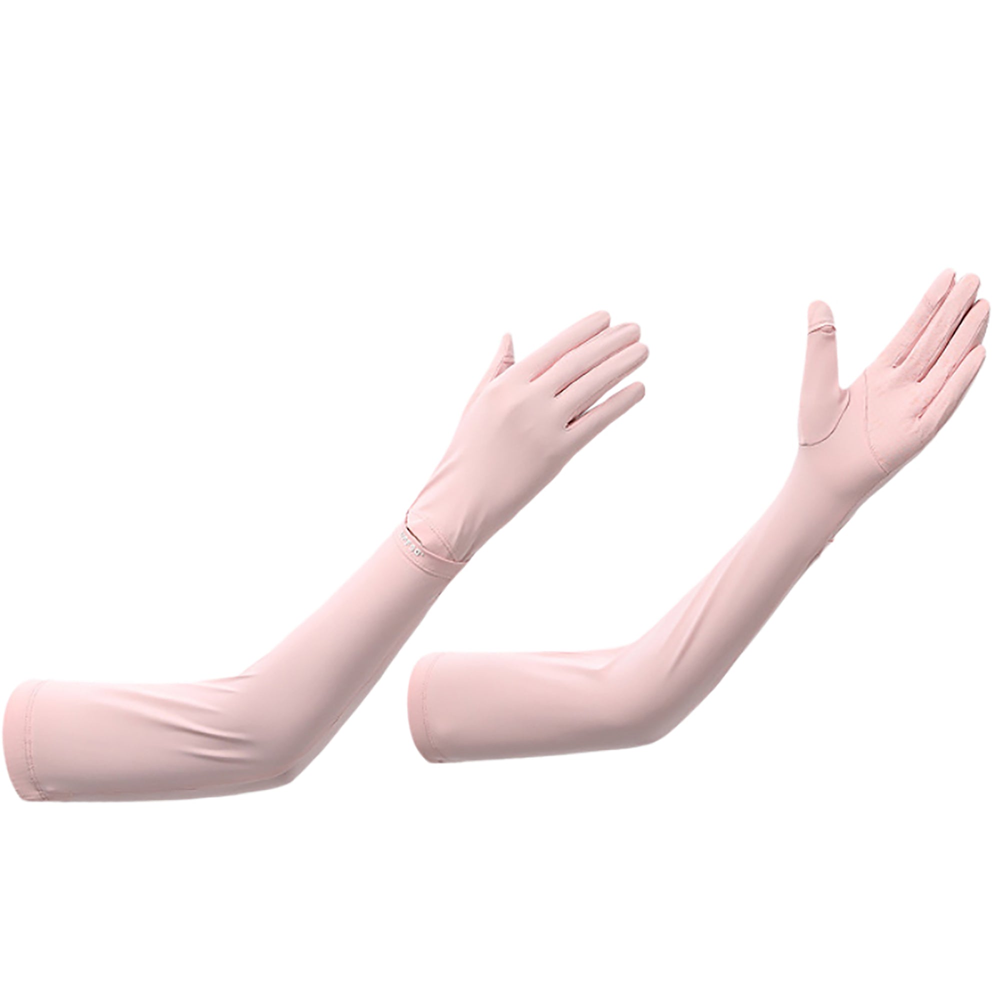 Anna-Kaci Womens Arm Sleeves with Gloves Adjustable Cuff Breathable Cooling Sun Sleeves for Outdoor Use