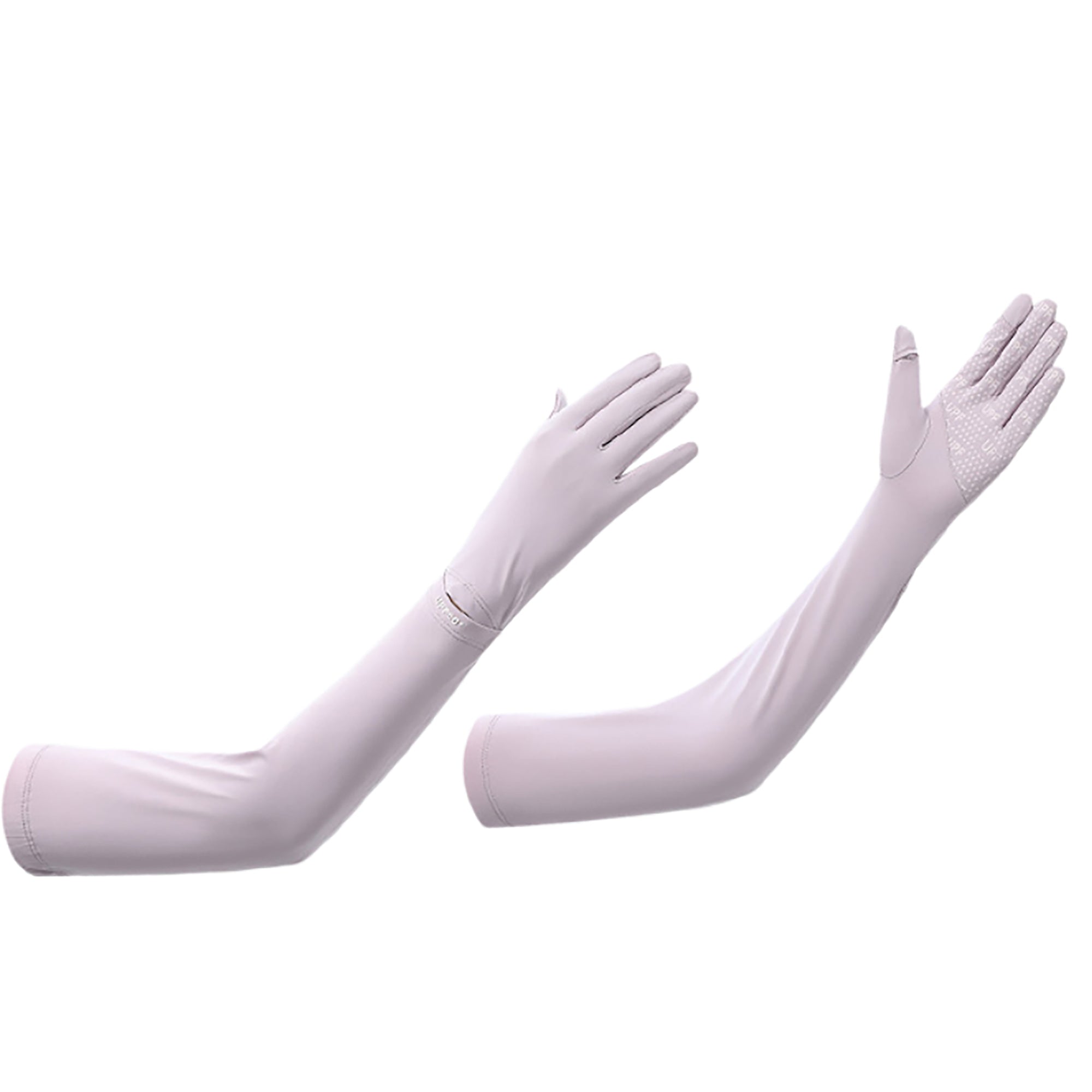 Anna-Kaci Womens Arm Sleeves with Gloves Adjustable Cuff Breathable Cooling Sun Sleeves for Outdoor Use