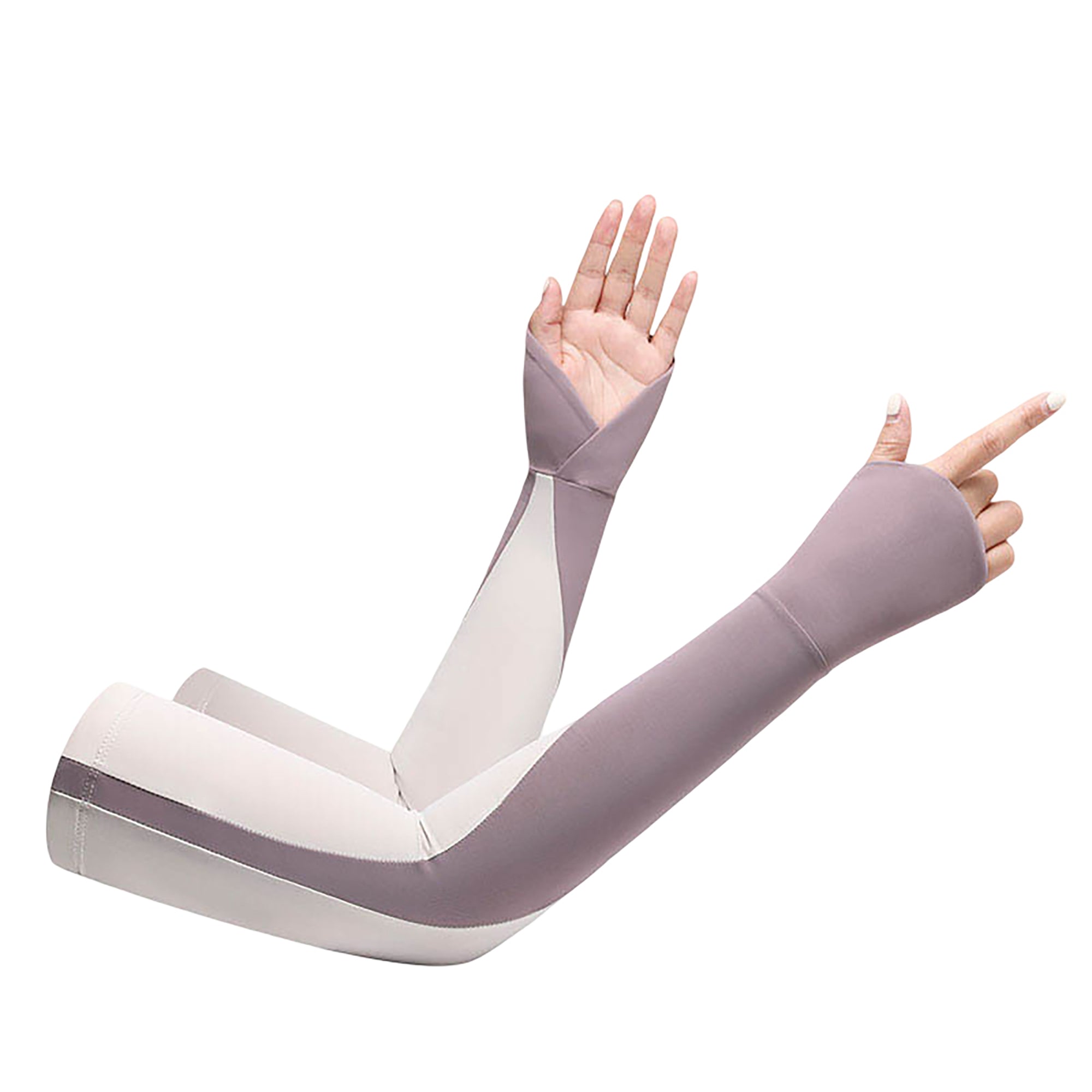 Anna-Kaci Womens Arm Sleeves Lightweight Stretch Cooling Sun Sleeves for Outdoor Driving Running Cycling