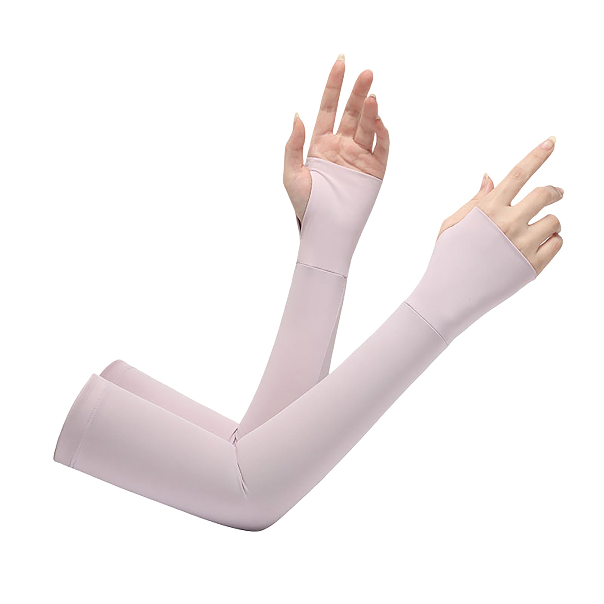 Anna-Kaci Womens Arm Sleeves Lightweight Cooling Stretch Breathable Sun Sleeves for Driving Running Cycling