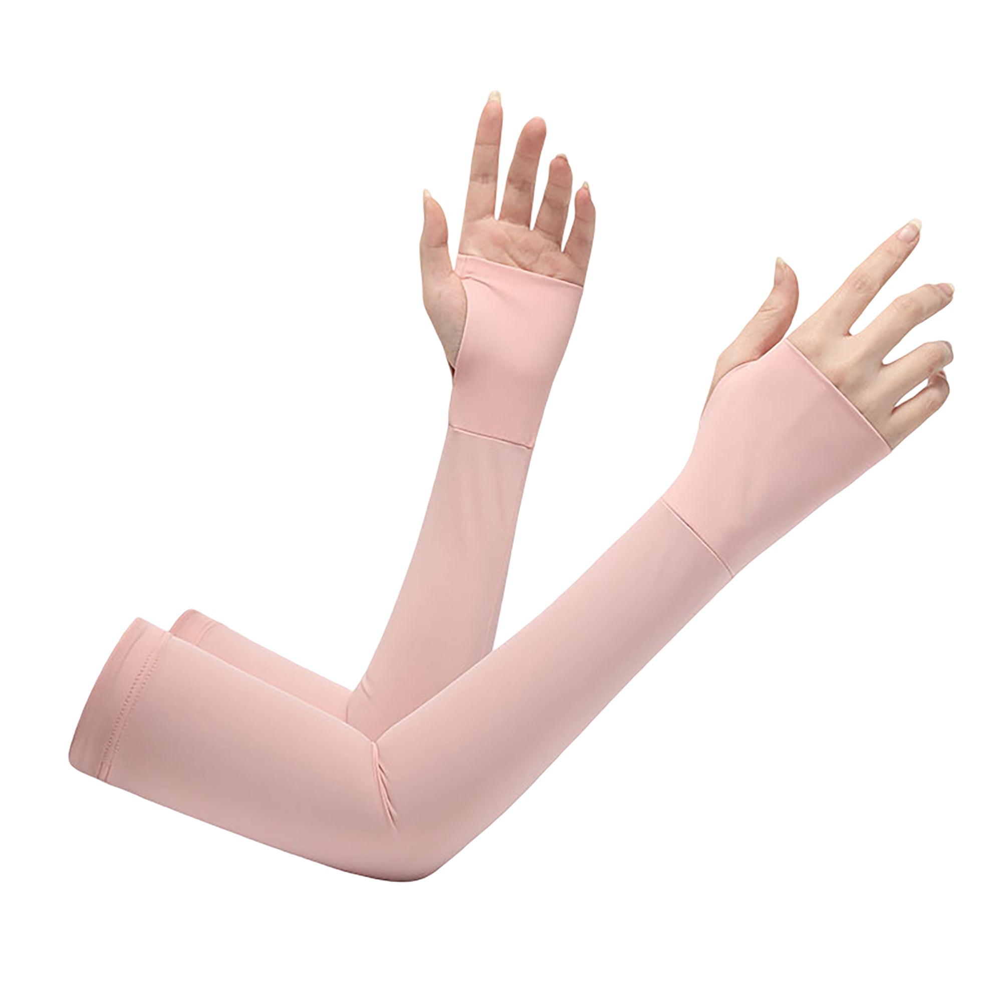 Anna-Kaci Womens Arm Sleeves Lightweight Cooling Stretch Breathable Sun Sleeves for Driving Running Cycling