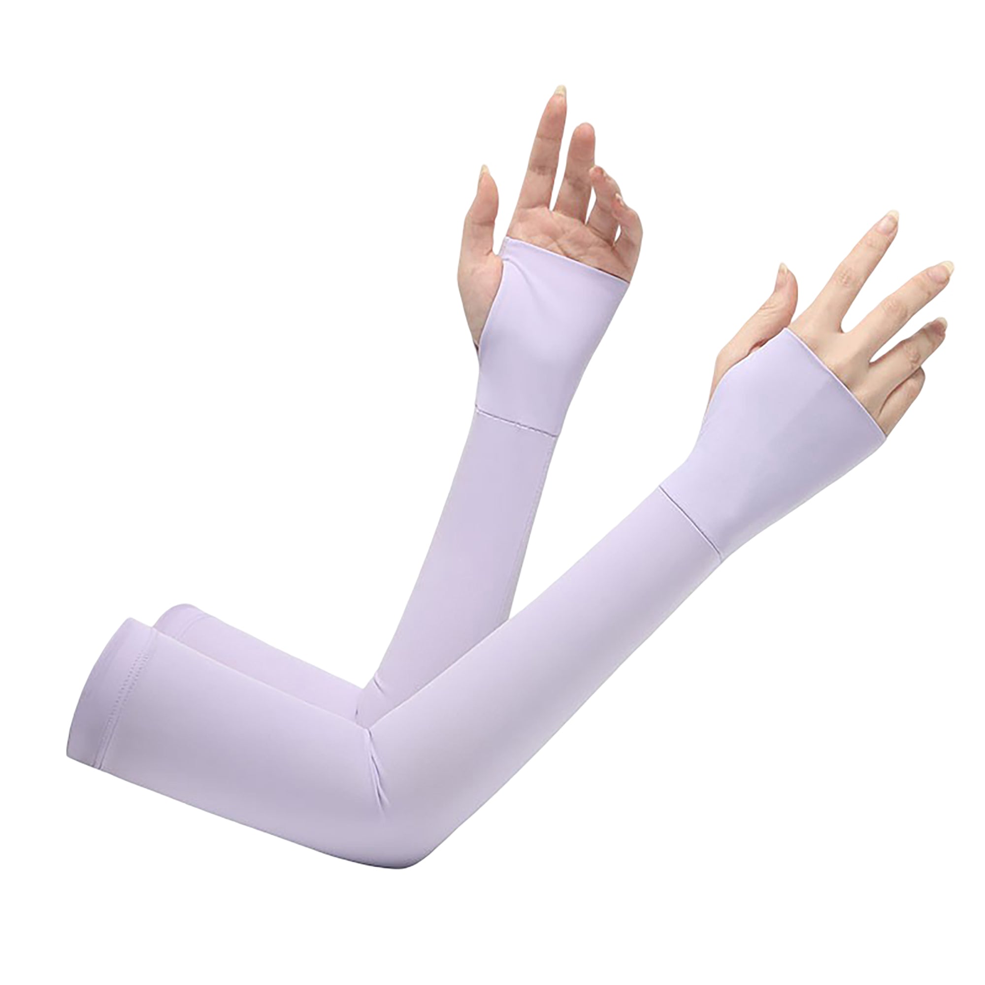 Anna-Kaci Womens Arm Sleeves Lightweight Cooling Stretch Breathable Sun Sleeves for Driving Running Cycling
