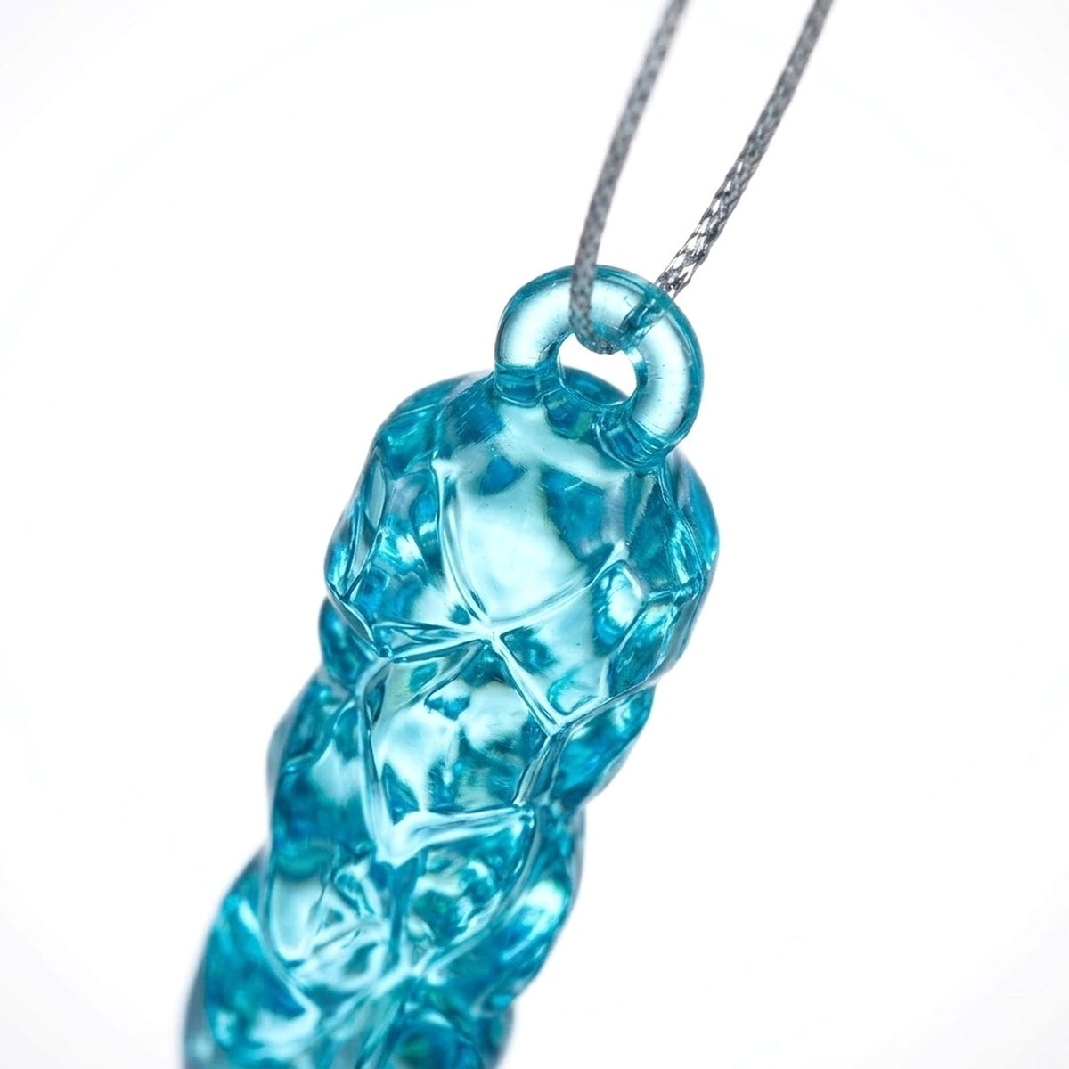 12-Piece Acrylic Icicle Christmas Ornaments – Twisted Crystal-Look Hanging Tree Decorations