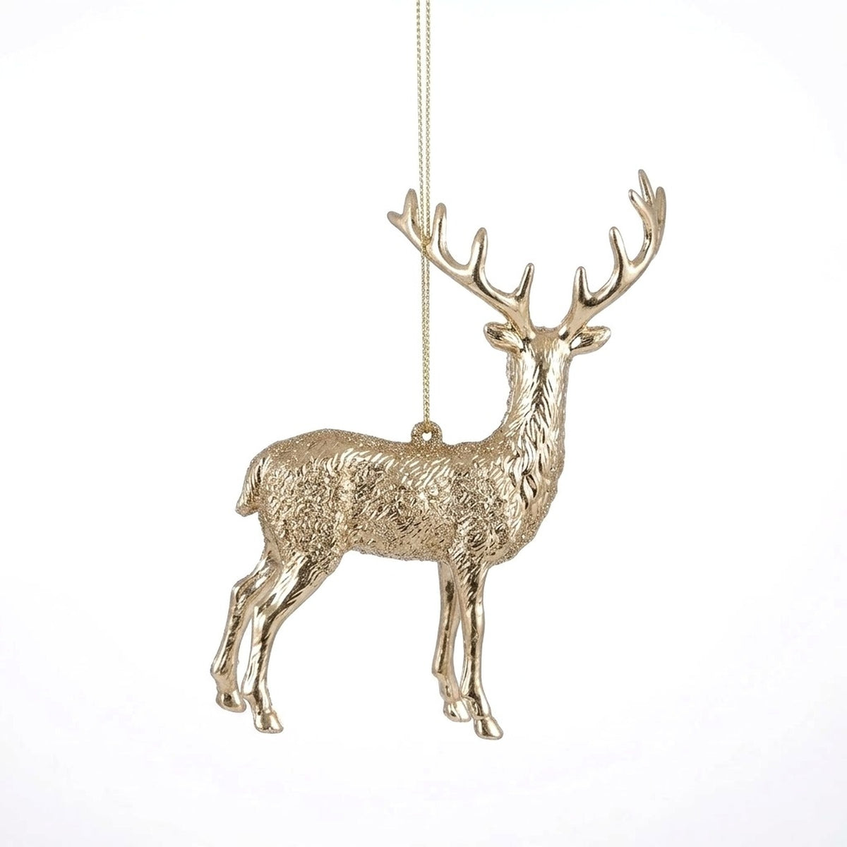 Gold Electroplated Christmas Ornament – Unicorn, Fairy or Reindeer Hanging Tree Decoration