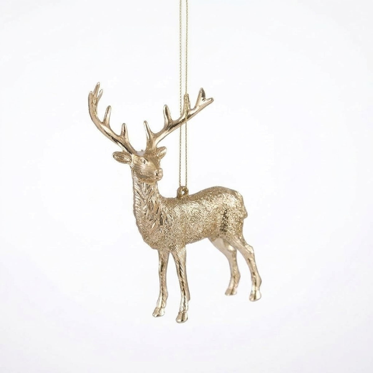 Gold Electroplated Christmas Ornament – Unicorn, Fairy or Reindeer Hanging Tree Decoration