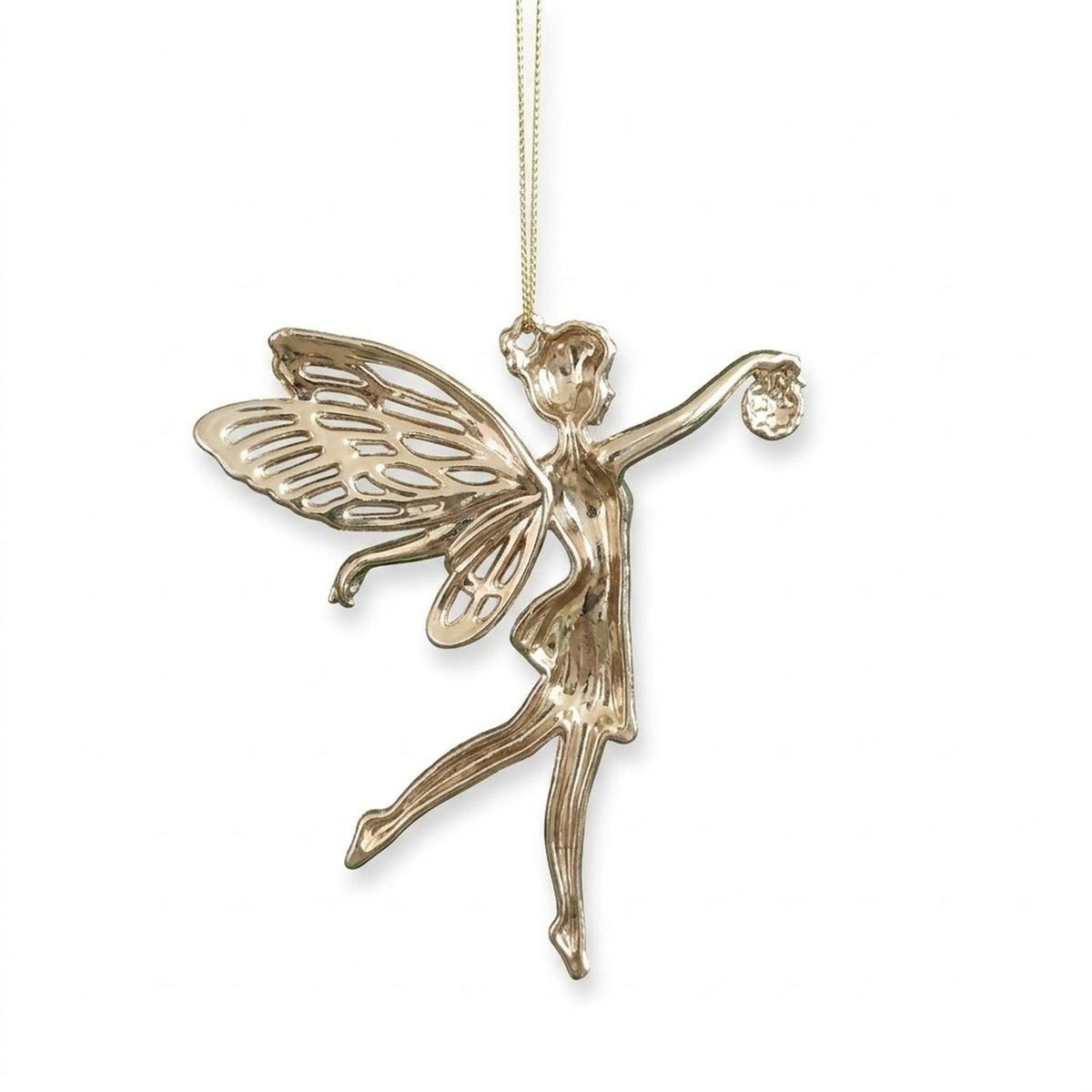 Gold Electroplated Christmas Ornament – Unicorn, Fairy or Reindeer Hanging Tree Decoration