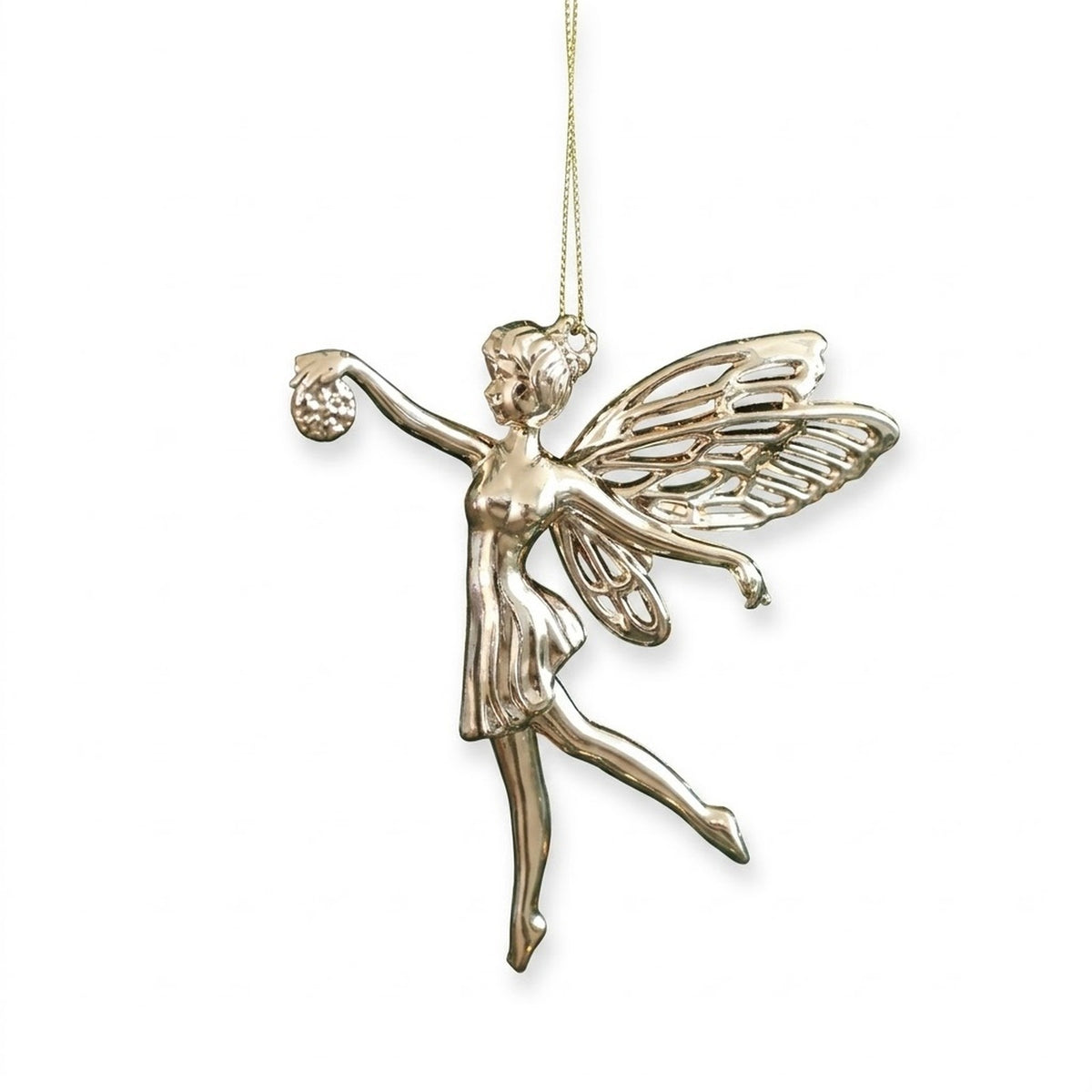 Gold Electroplated Christmas Ornament – Unicorn, Fairy or Reindeer Hanging Tree Decoration
