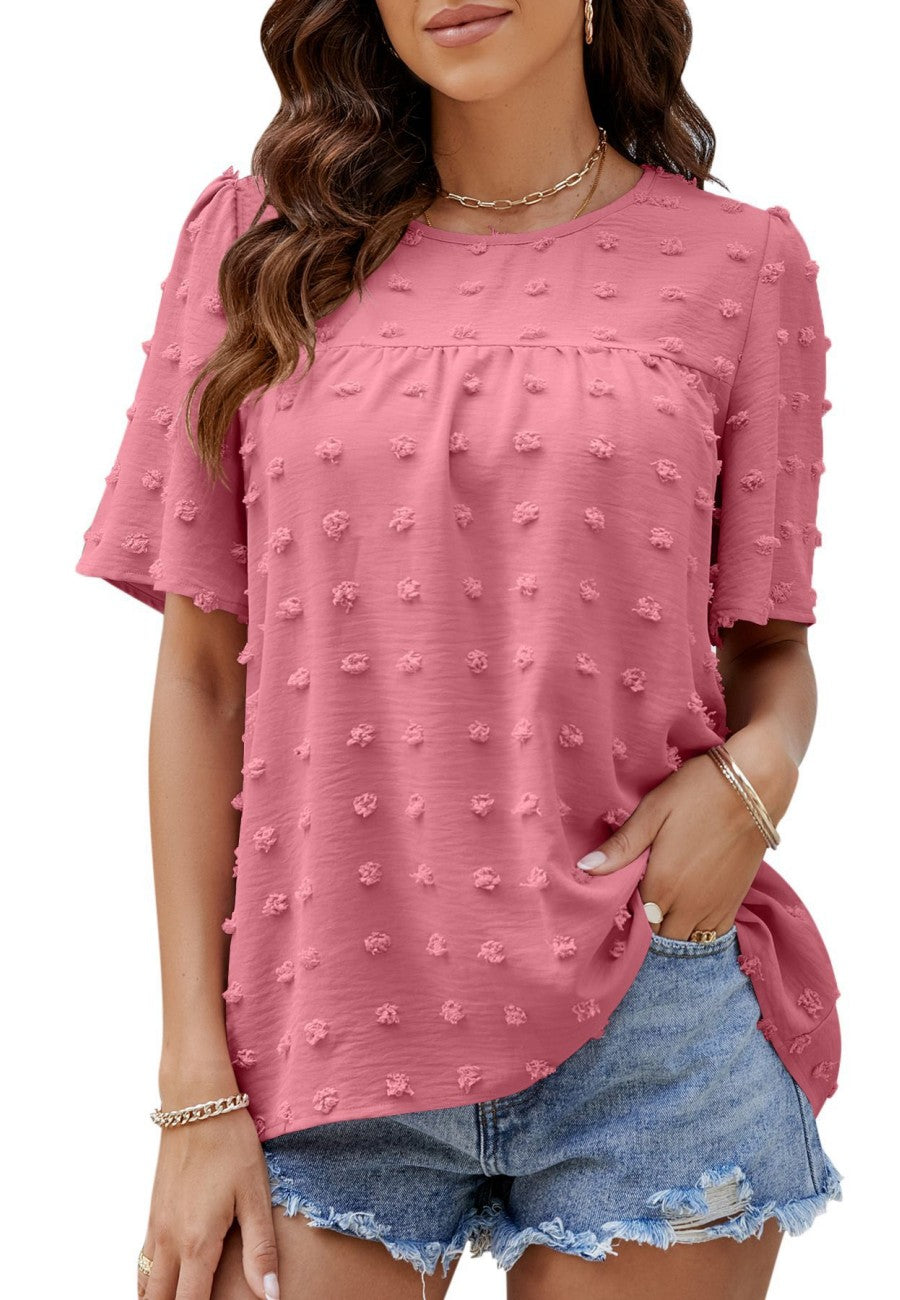 Swiss Dot Classic Blouse