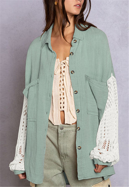Textured Drop Shoulder Shirt