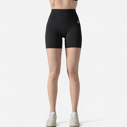 Anna-Kaci Active Women's High Waist Compression Biker Shorts Seamless Waistband with Sculpting Stretch Fit