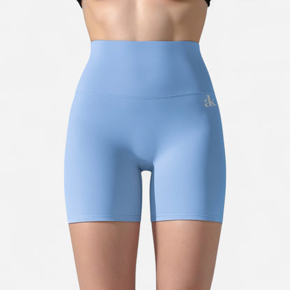Anna-Kaci Active Women's High Waist Compression Biker Shorts Seamless Waistband with Sculpting Stretch Fit