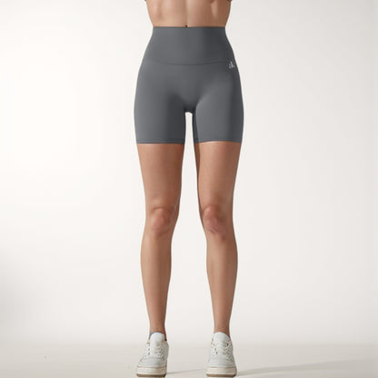 Anna-Kaci Active Women's High Waist Compression Biker Shorts Seamless Waistband with Sculpting Stretch Fit
