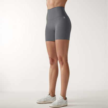 Anna-Kaci Active Women's High Waist Compression Biker Shorts Seamless Waistband with Sculpting Stretch Fit