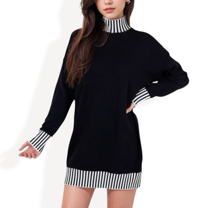 Anna-Kaci Women's Sweater Dress with Cozy Fit and Stylish Design