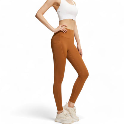 Anna-Kaci Women's High Waist Active Leggings with Side Pockets