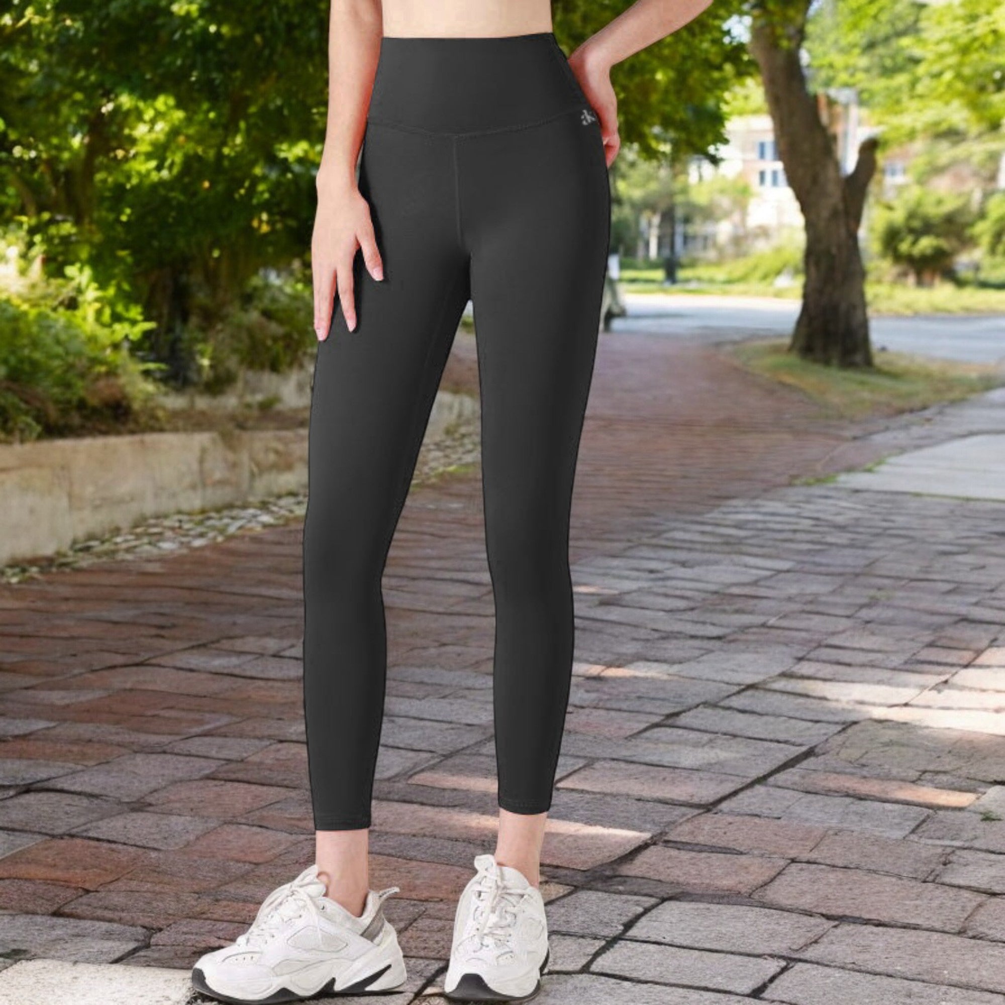 Anna-Kaci Women's High Waist Full-Length Workout Leggings