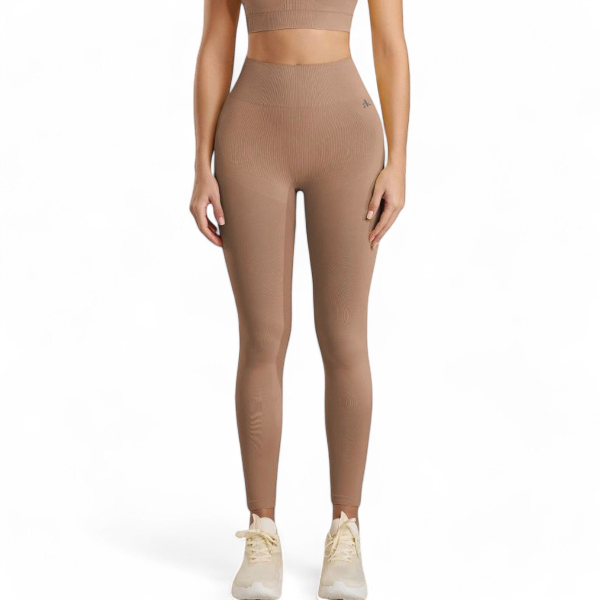 Anna-Kaci Women's High Waist Ribbed Leggings with Seamless Fit
