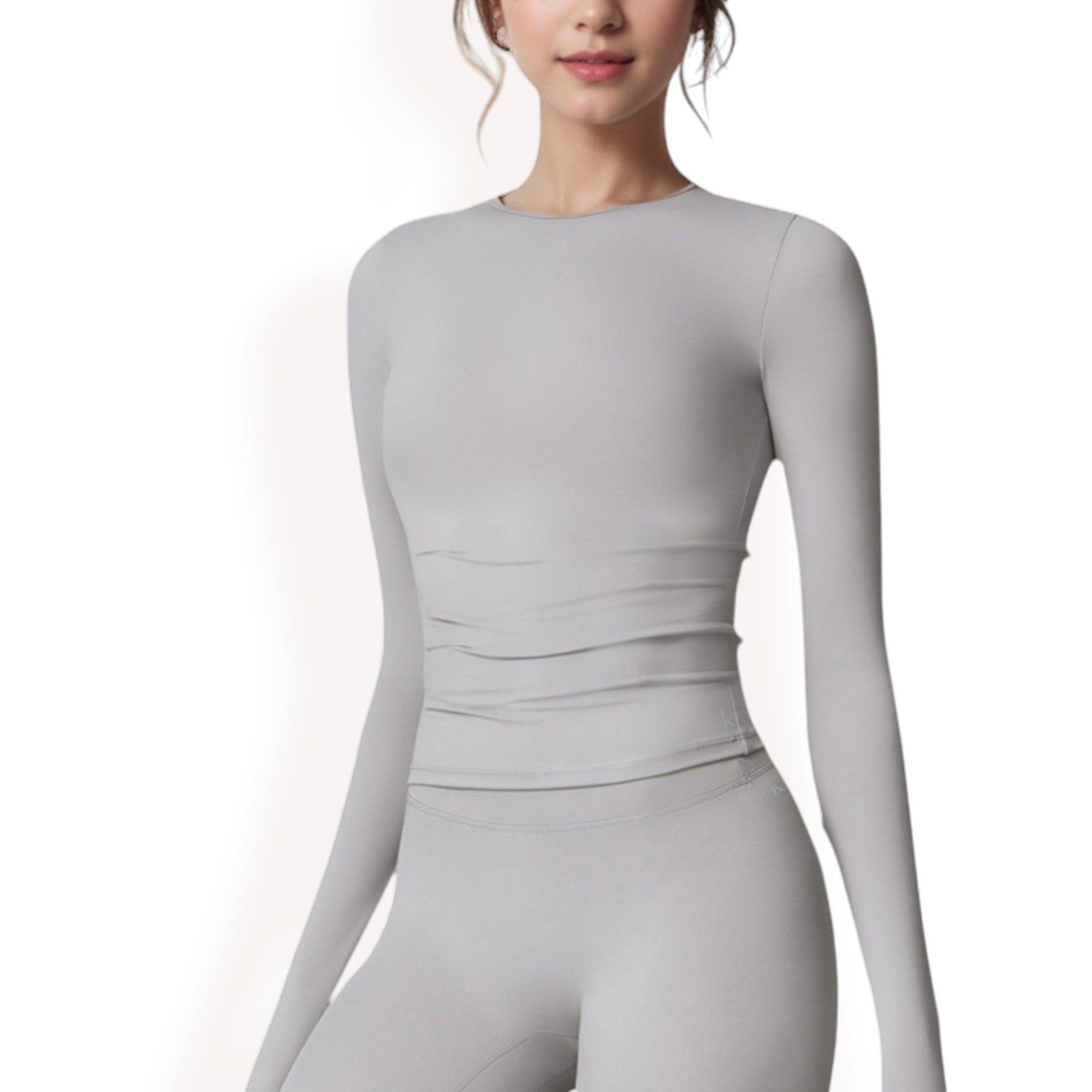Anna-Kaci Women's Long Sleeve Seamless Activewear Top