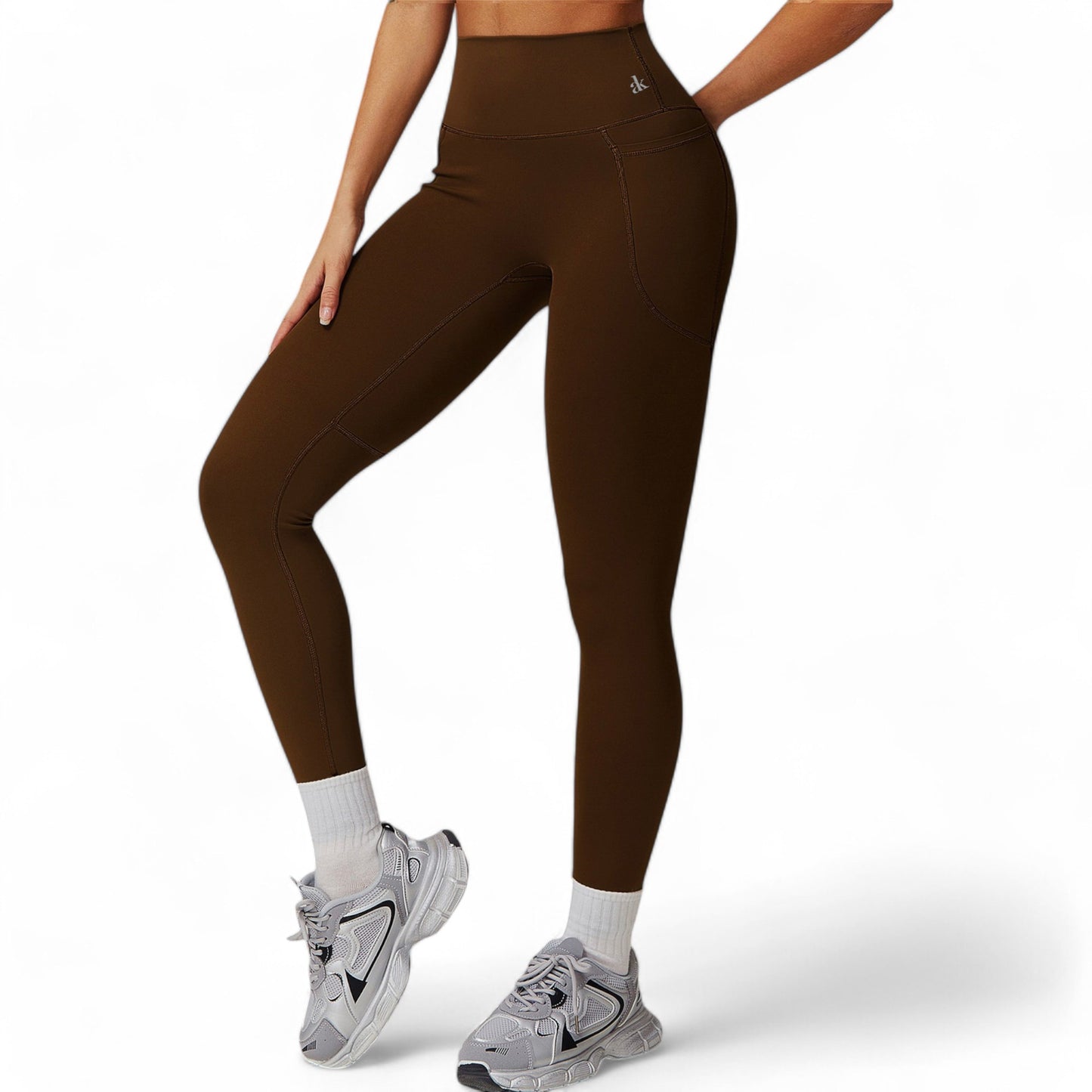 Anna-Kaci Women's High Waist Seamless Leggings with Contoured Panels for Comfortable Stretch Fit