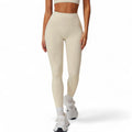 Anna-Kaci Women's High-Waist Textured Seamless Leggings