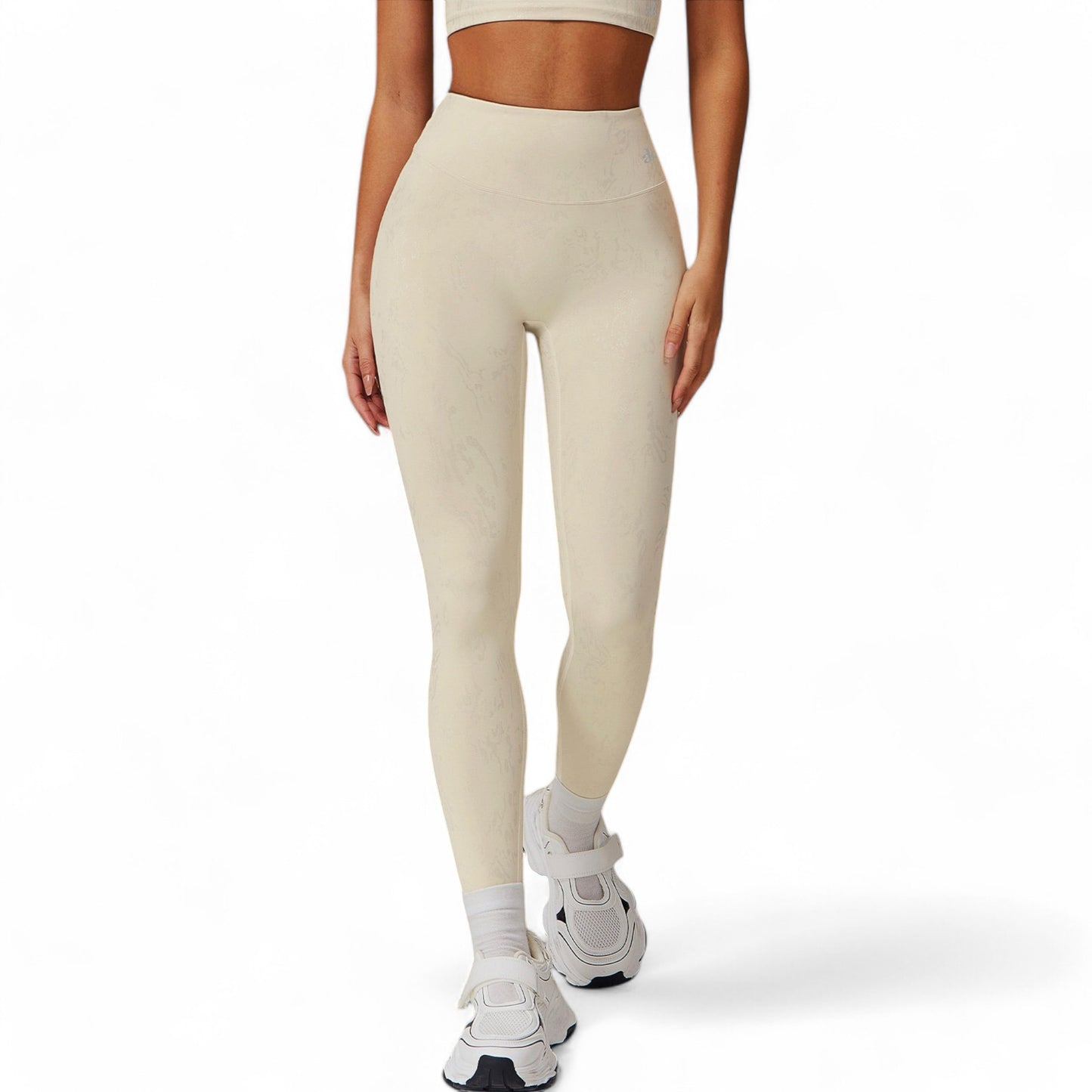 Anna-Kaci Women's High-Waist Textured Seamless Leggings