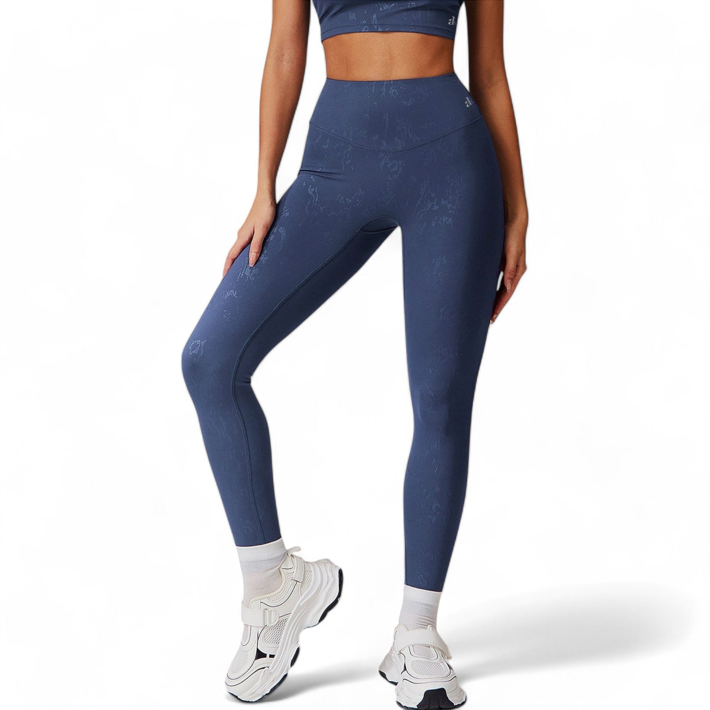 Anna-Kaci Women's High-Waist Textured Seamless Leggings