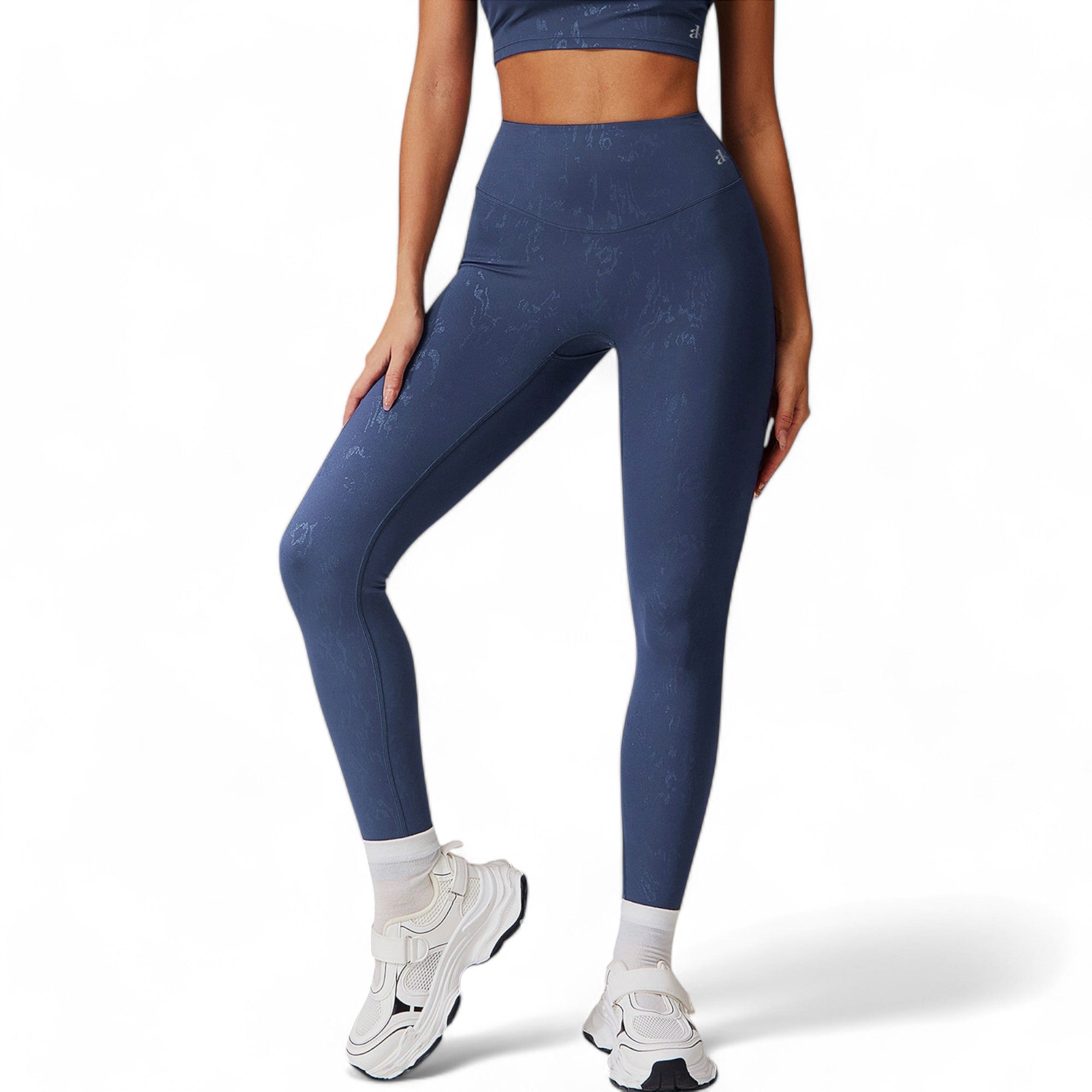 Anna-Kaci Women's High-Waist Textured Seamless Leggings