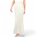 Anna-Kaci Women's Satin Maxi Skirt With High Waist And Flowing A-Line Design