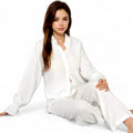 Anna-Kaci Women's Lightweight Gauze Lounge Set with Button-Up Top and Wide-Leg Pants