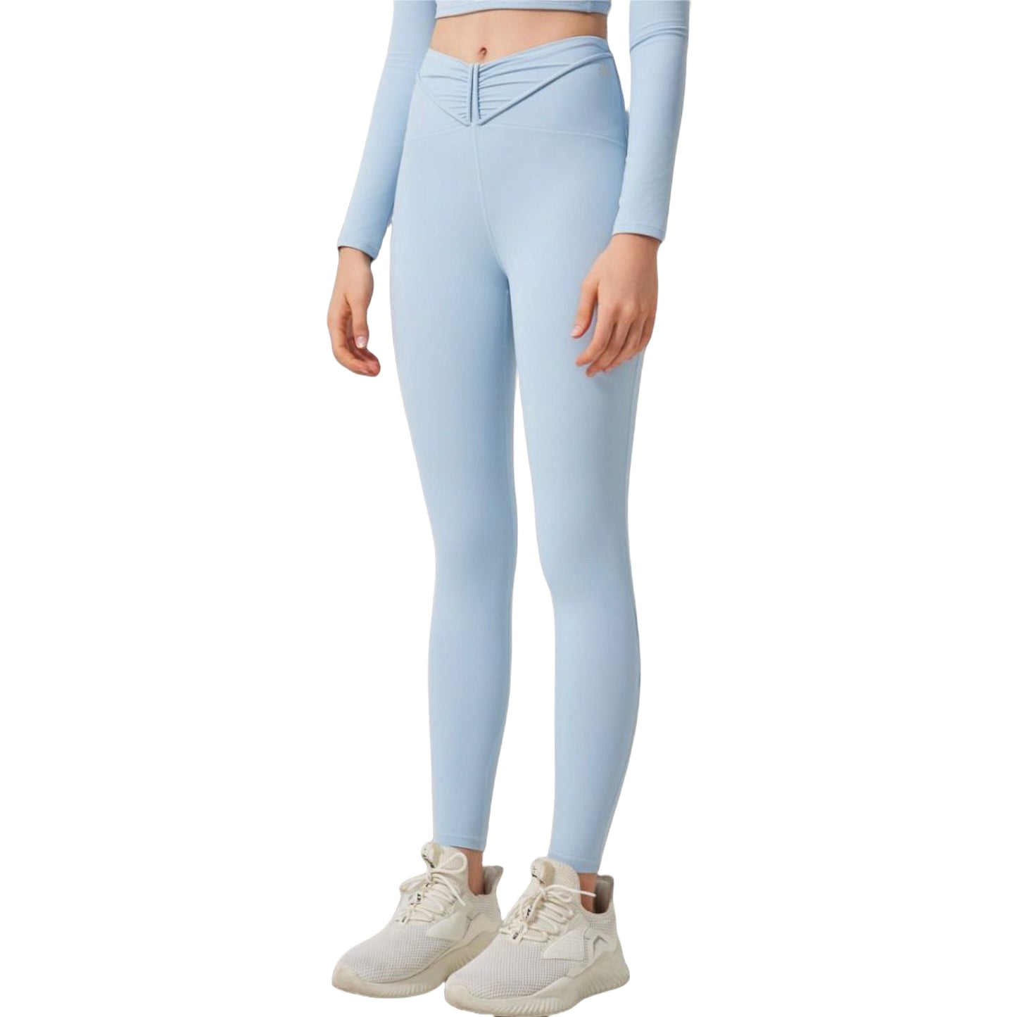 Anna-Kaci Women's High-Waist Twist Detail Full-Length Leggings