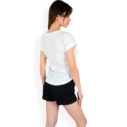 Anna-Kaci Women's Short Sleeve Crew Neck Relaxed Fit Casual Tee