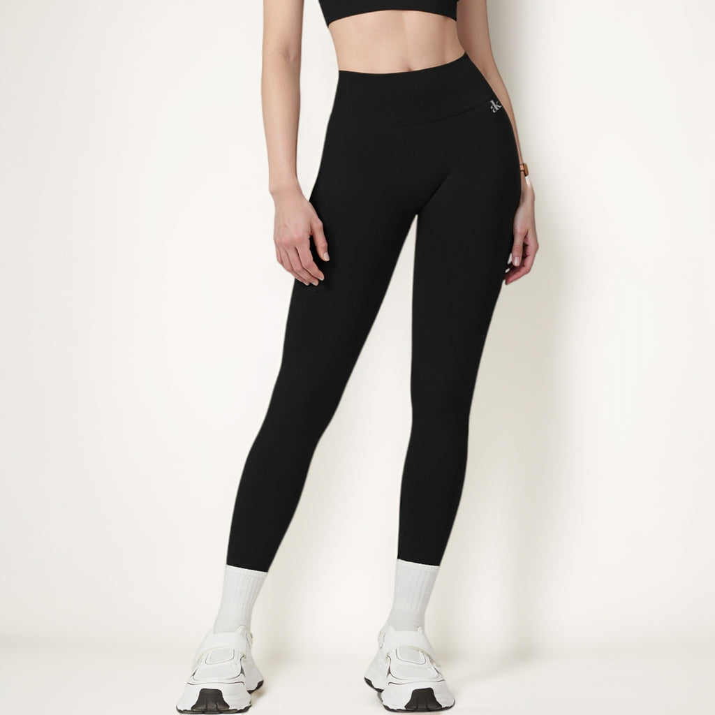 Anna-Kaci Active Women's High Waist Seamless Leggings with Stretch Fabric and Second-Skin Fit
