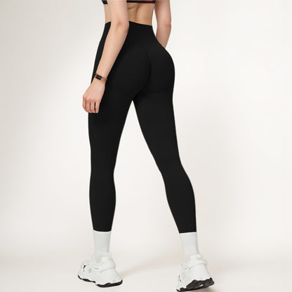 Anna-Kaci Active Women's High Waist Seamless Leggings with Stretch Fabric and Second-Skin Fit