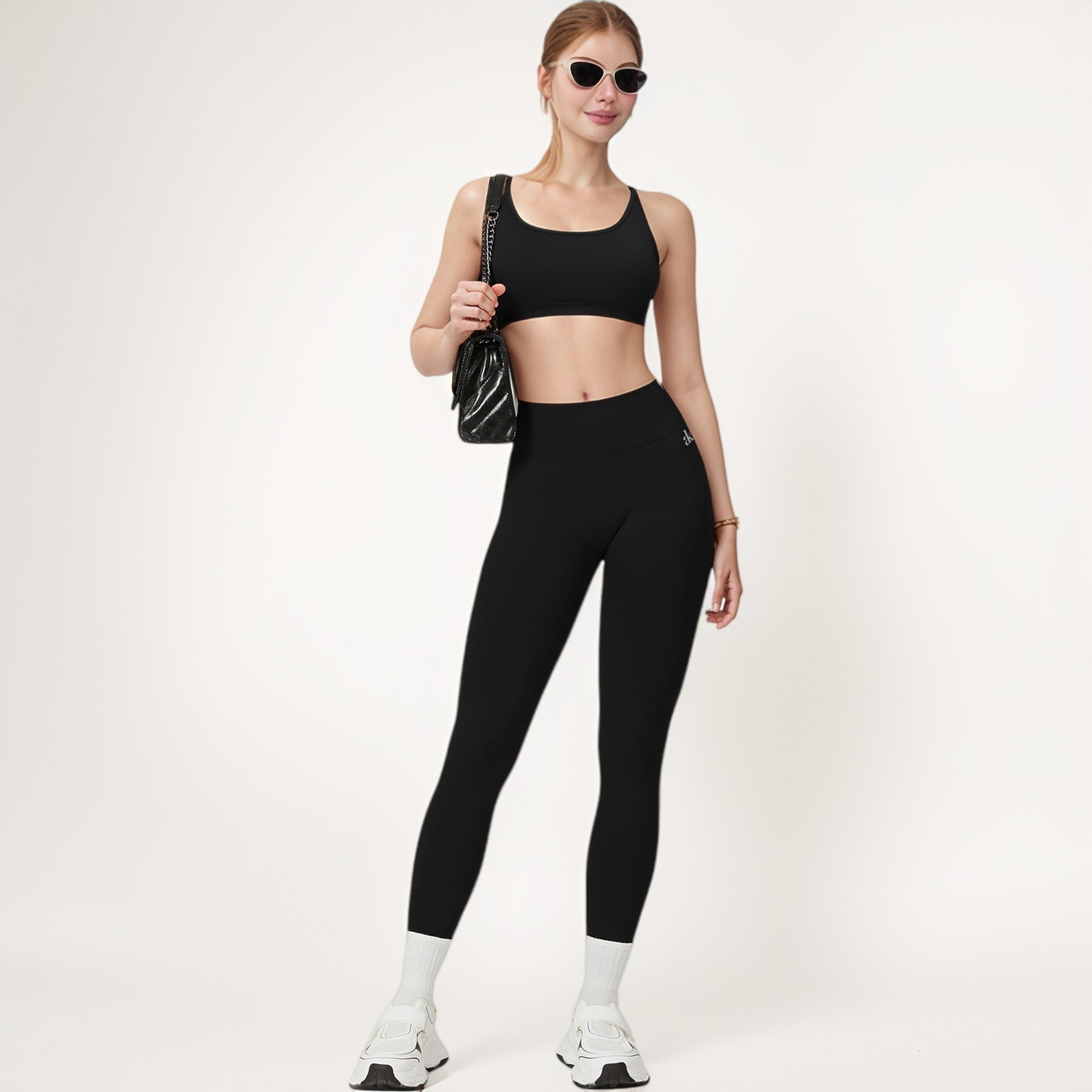 Anna-Kaci Active Women's High Waist Seamless Leggings with Stretch Fabric and Second-Skin Fit