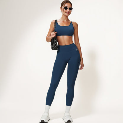 Anna-Kaci Active Women's High Waist Seamless Leggings with Stretch Fabric and Second-Skin Fit