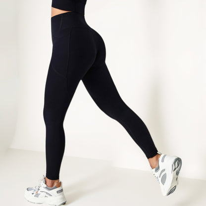 Anna-Kaci Active Women's High Waist Full-Length Seamless Leggings with Ultra-Stretchy Fabric